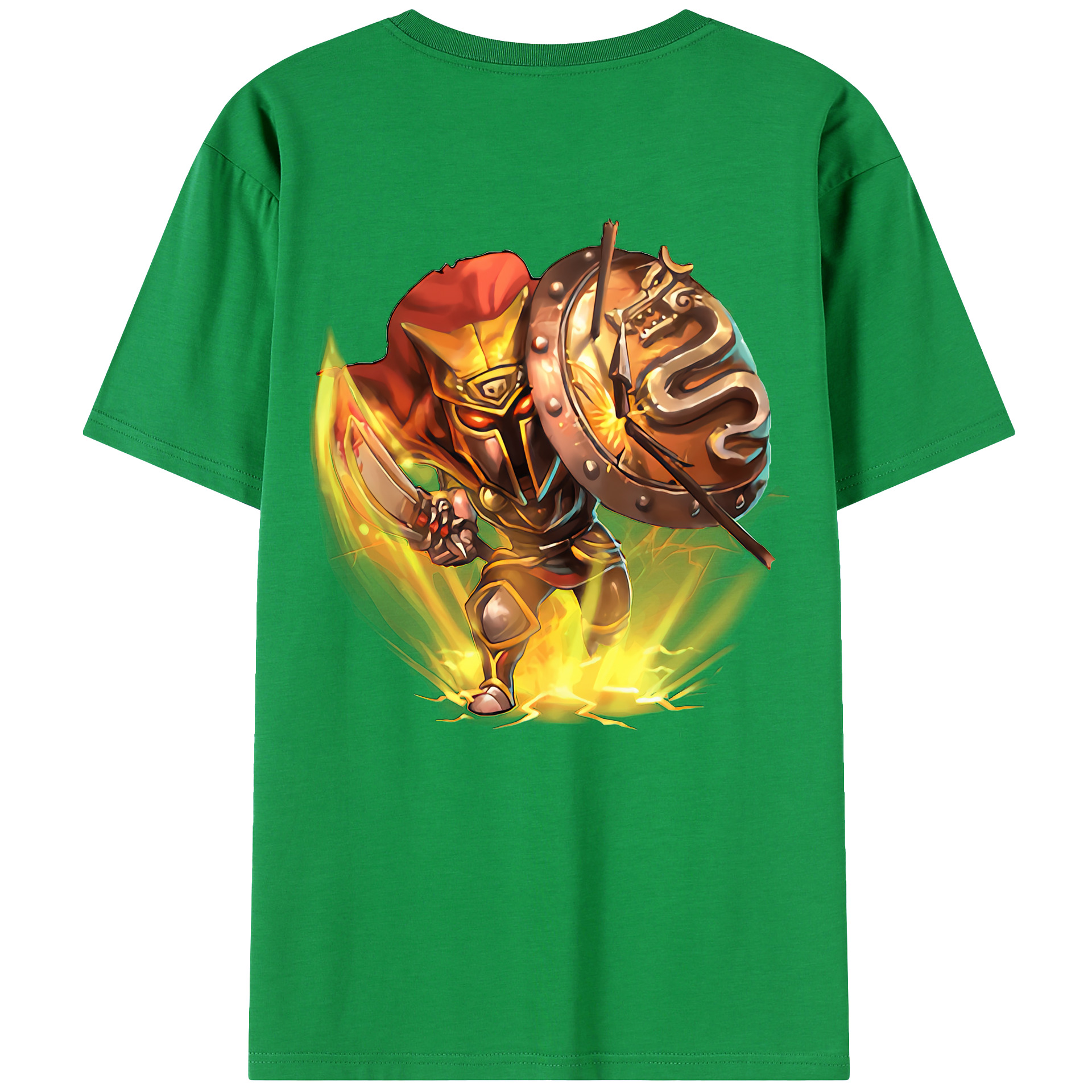 （画像用） リーグ・オブ・レジェンド League of Legends LOL 綿100％ メンズ半袖Tシャツ（バックプリント） 通気性