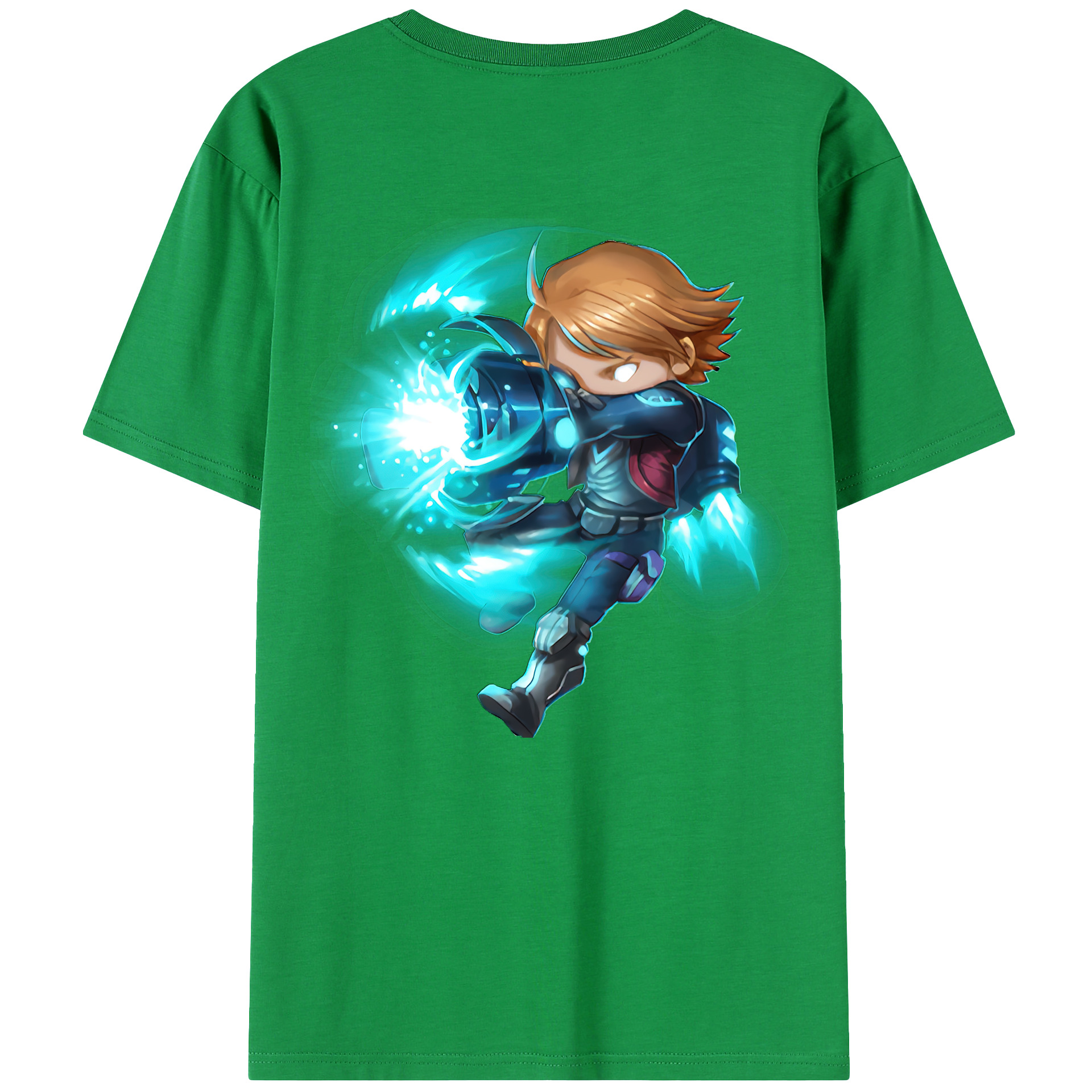 （画像用） リーグ・オブ・レジェンド League of Legends LOL 綿100％ メンズ半袖Tシャツ（バックプリント） 通気性