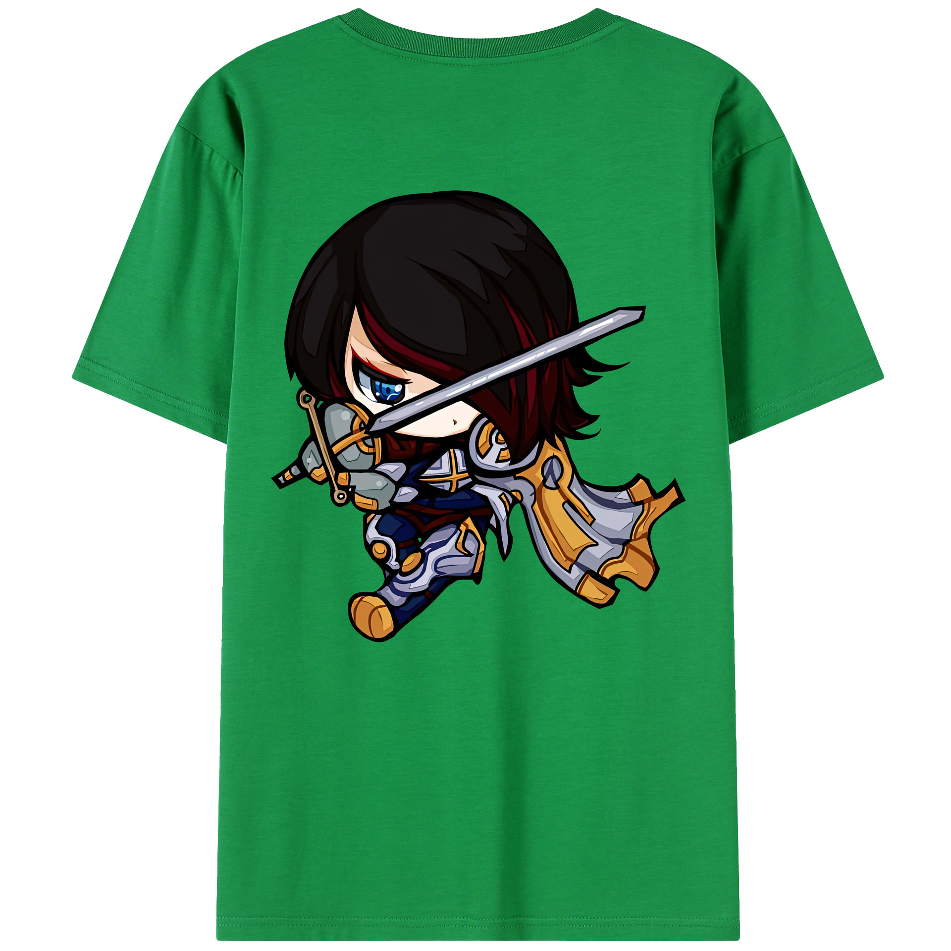 リーグ・オブ・レジェンド League of Legends LOL 綿100％ メンズ半袖Tシャツ（バックプリント） 通気性