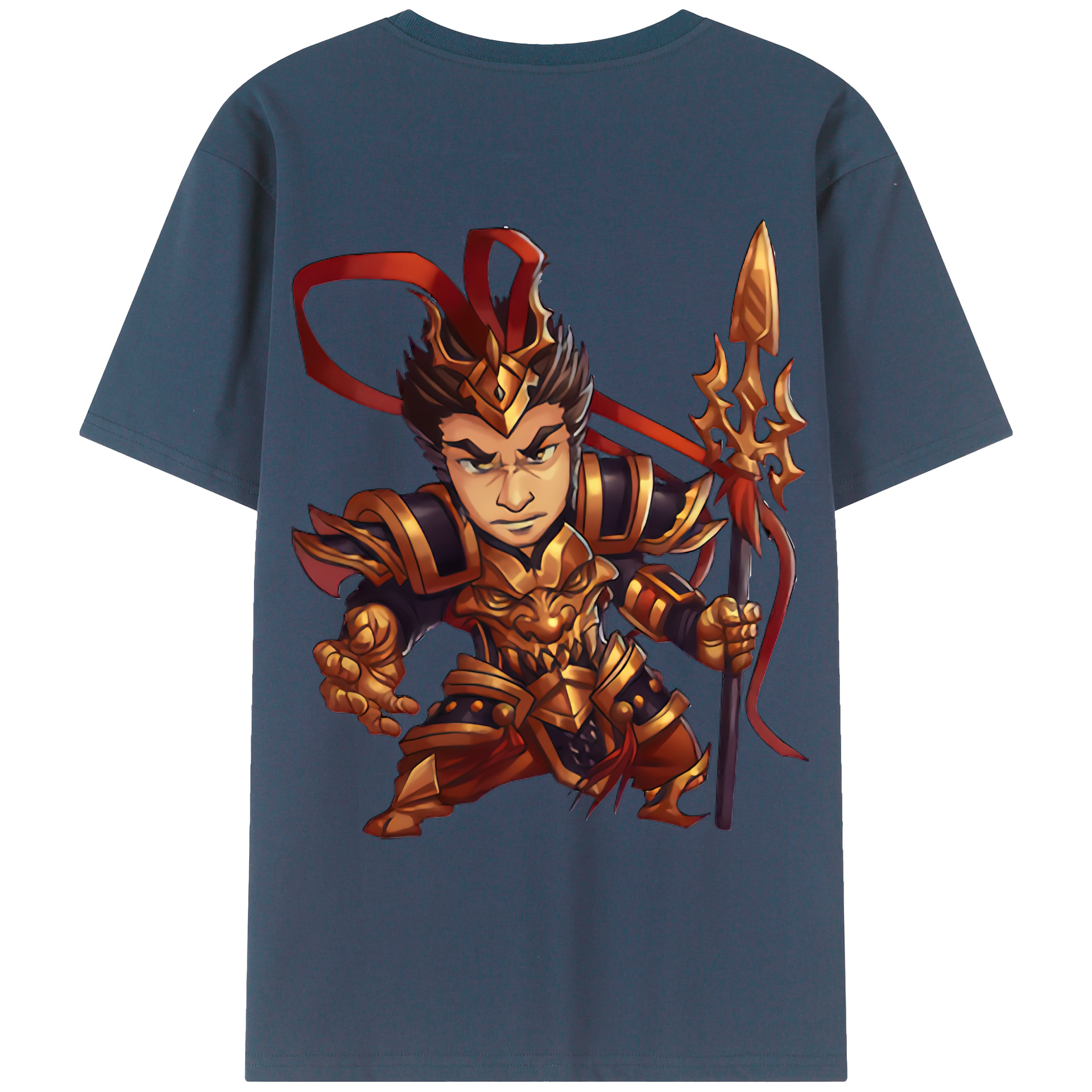 （画像用） リーグ・オブ・レジェンド League of Legends LOL 綿100％ メンズ半袖Tシャツ（バックプリント） 通気性