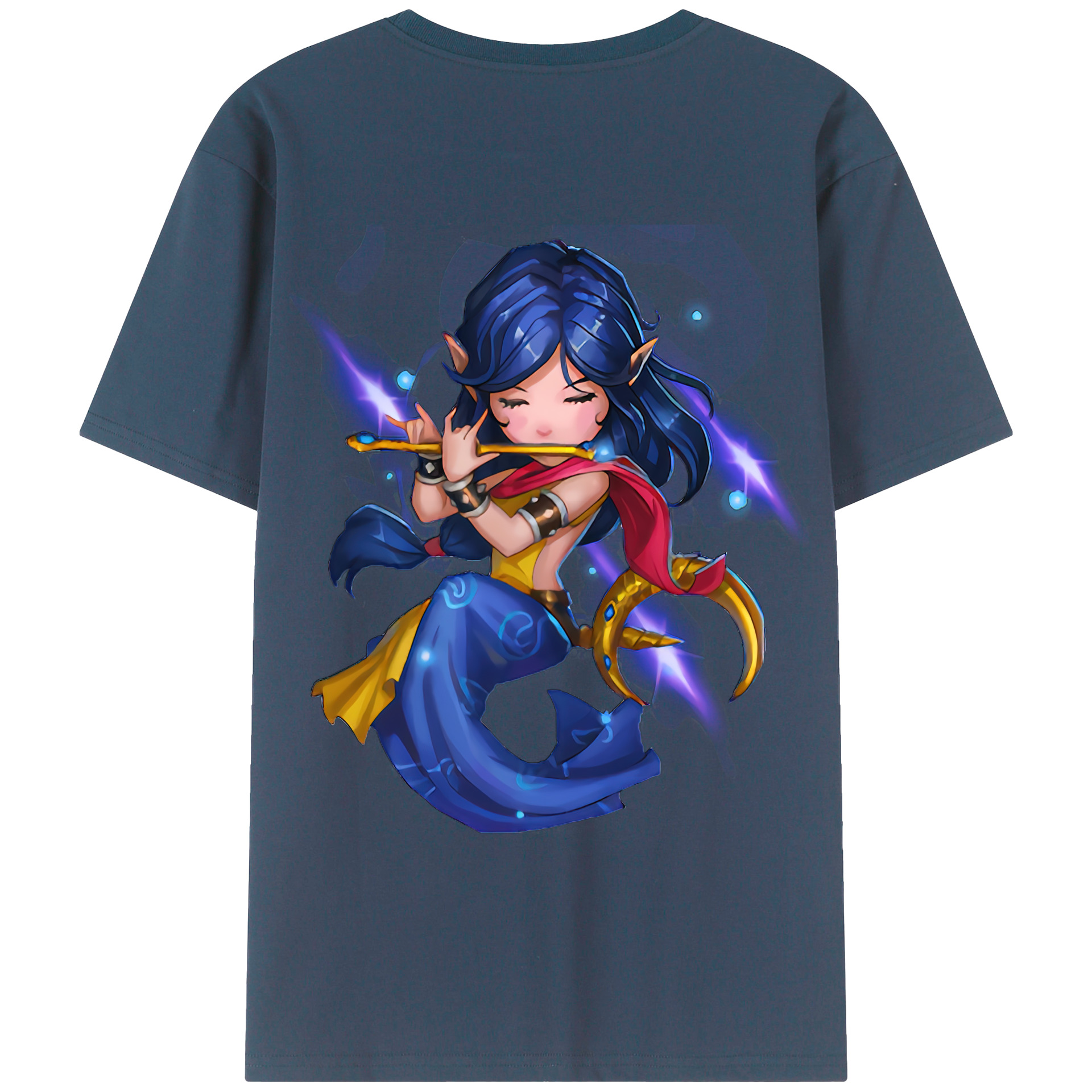 （画像用） リーグ・オブ・レジェンド League of Legends LOL 綿100％ メンズ半袖Tシャツ（バックプリント） 通気性