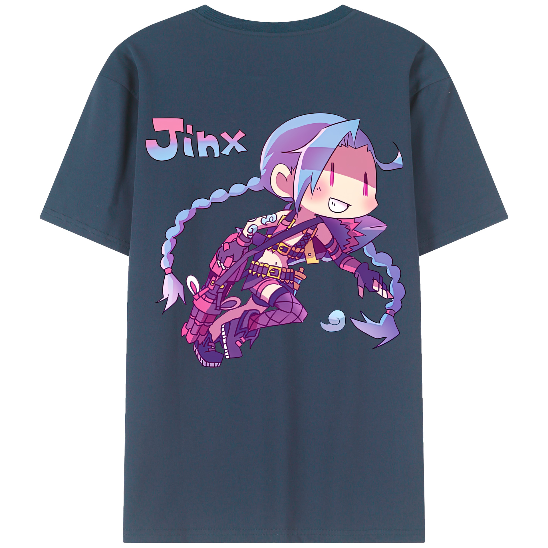 （画像用） リーグ・オブ・レジェンド League of Legends LOL 綿100％ メンズ半袖Tシャツ（バックプリント） 通気性