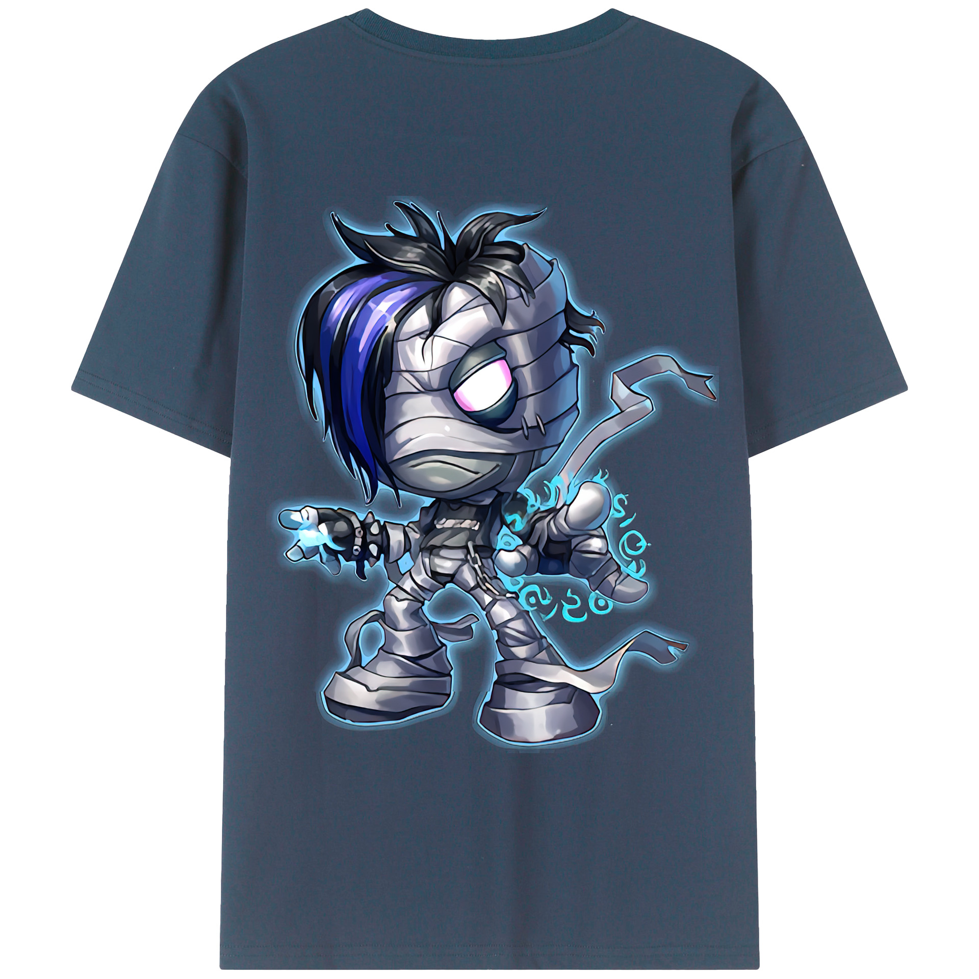 （画像用） リーグ・オブ・レジェンド League of Legends LOL 綿100％ メンズ半袖Tシャツ（バックプリント） 通気性