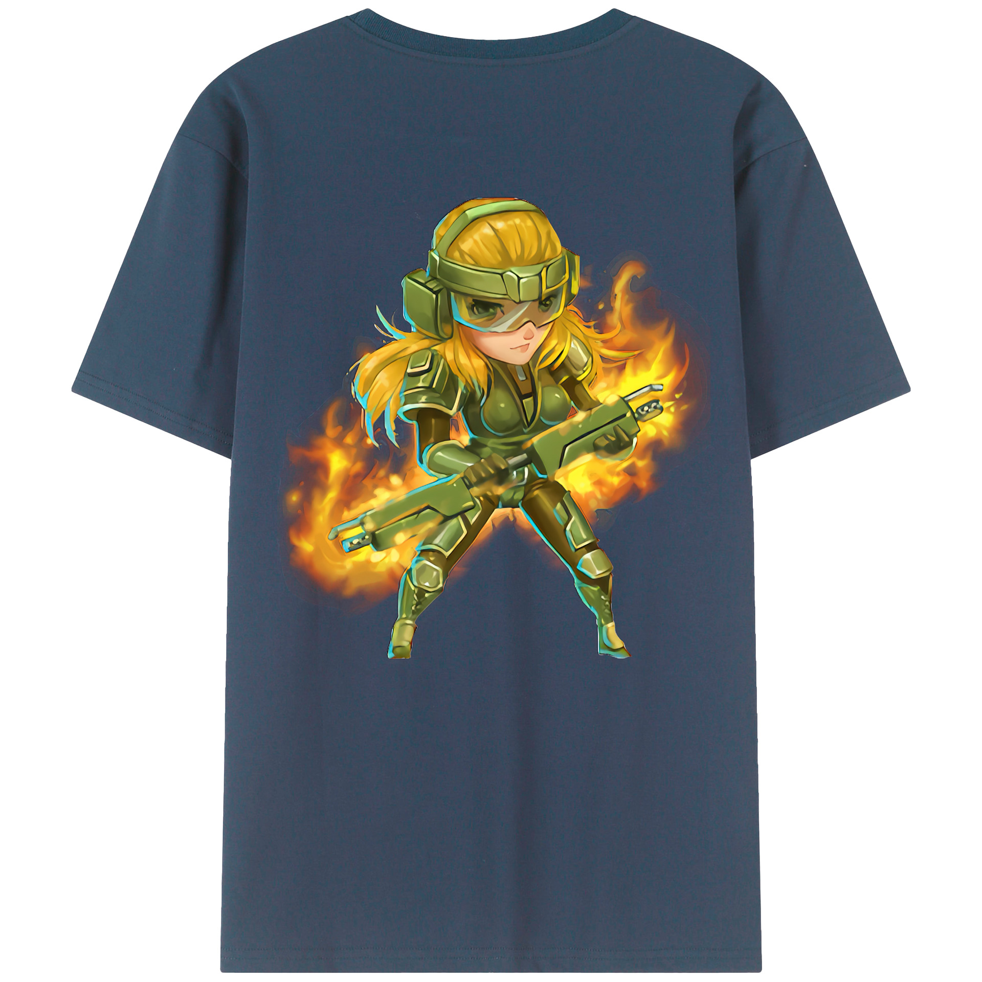 （画像用） リーグ・オブ・レジェンド League of Legends LOL 綿100％ メンズ半袖Tシャツ（バックプリント） 通気性