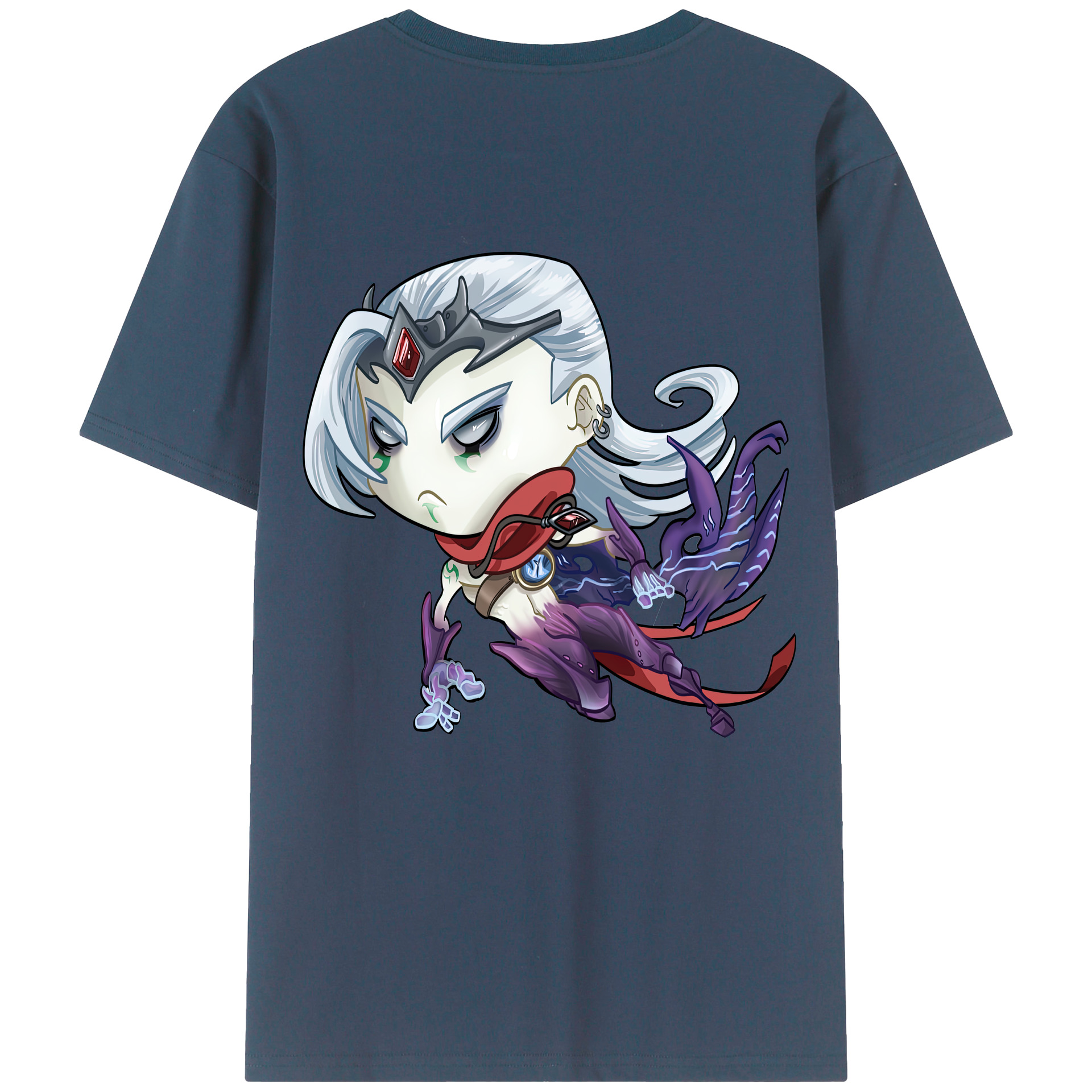 リーグ・オブ・レジェンド League of Legends LOL 綿100％ メンズ半袖Tシャツ（バックプリント） 通気性