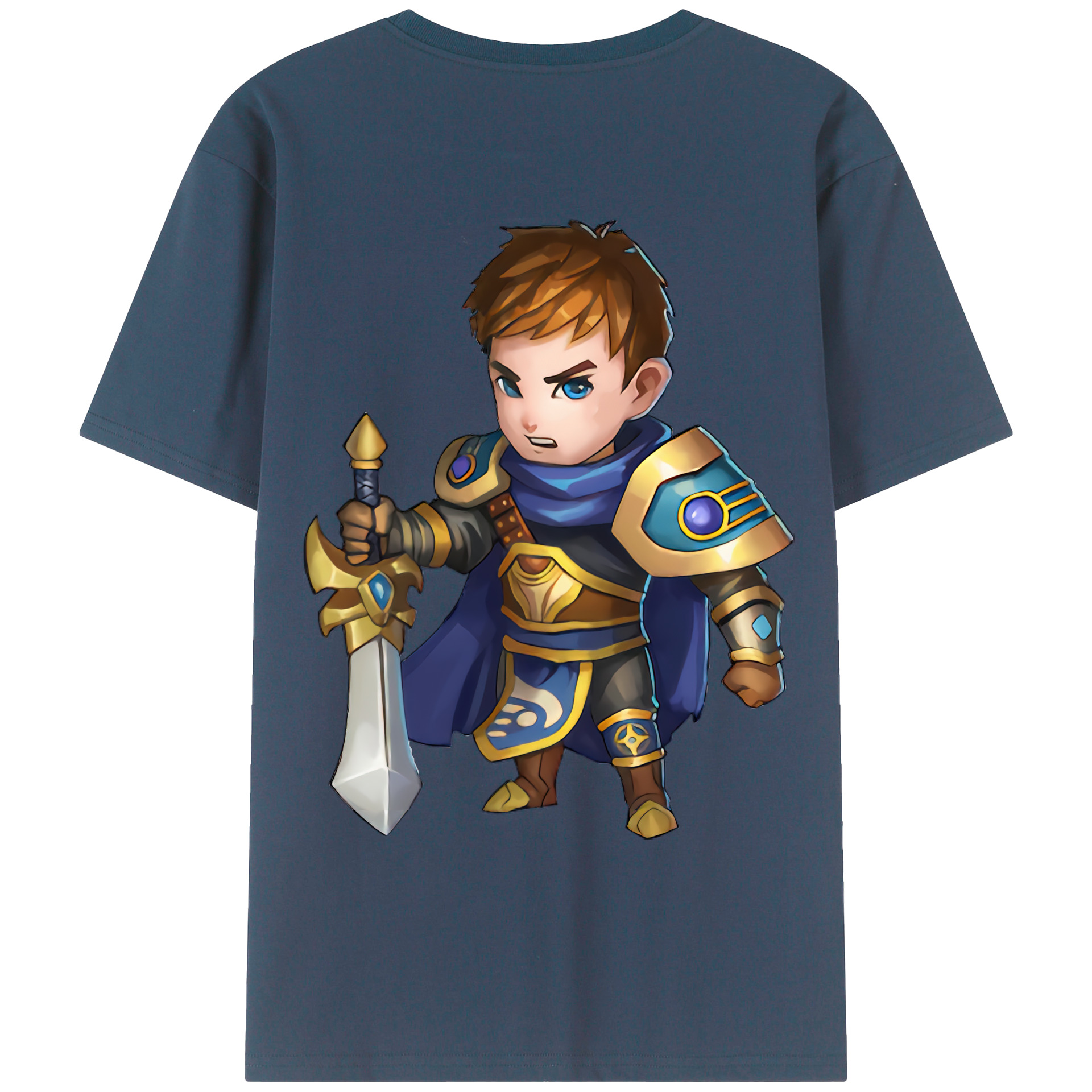 （画像用） リーグ・オブ・レジェンド League of Legends LOL 綿100％ メンズ半袖Tシャツ（バックプリント） 通気性