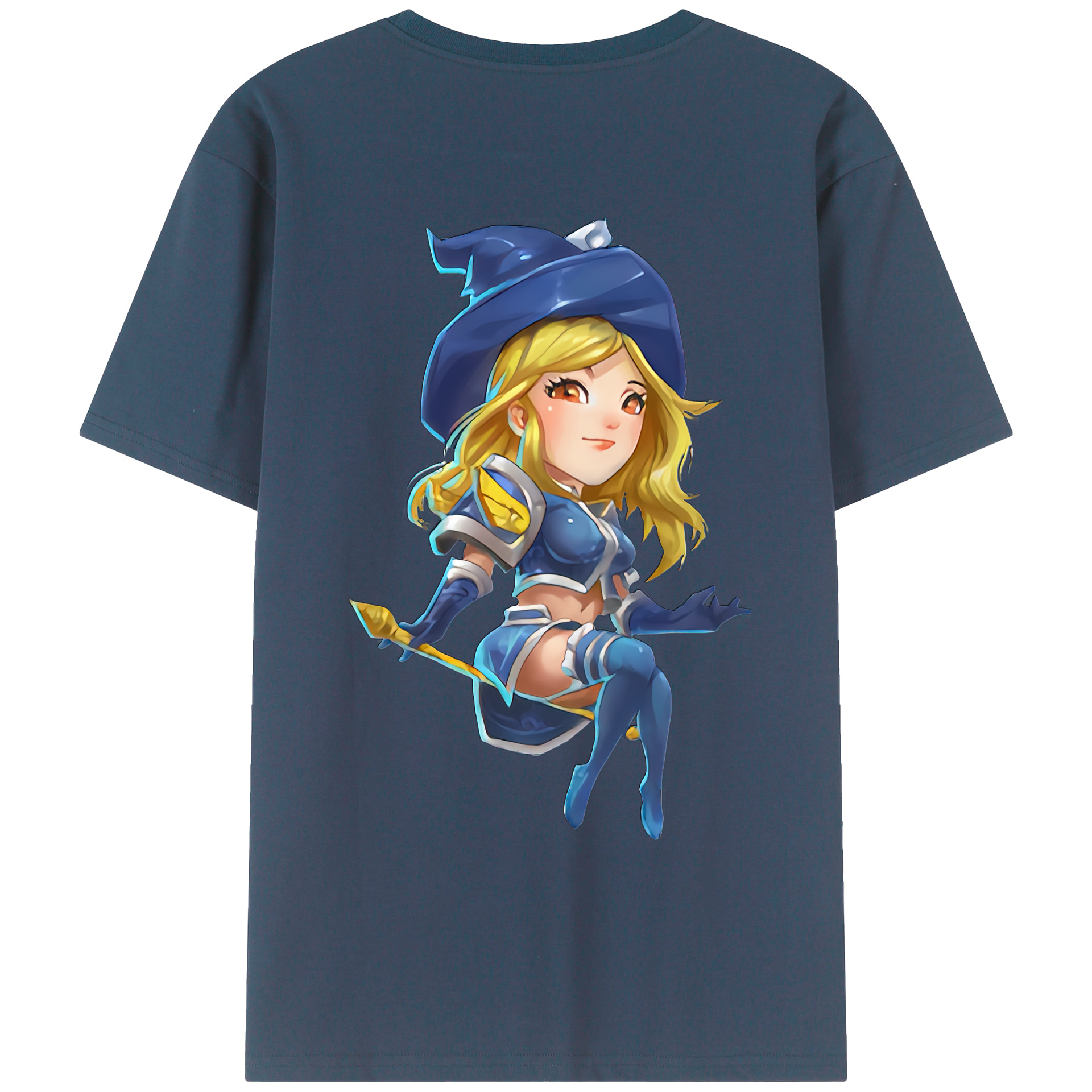 （画像用） リーグ・オブ・レジェンド League of Legends LOL 綿100％ メンズ半袖Tシャツ（バックプリント） 通気性