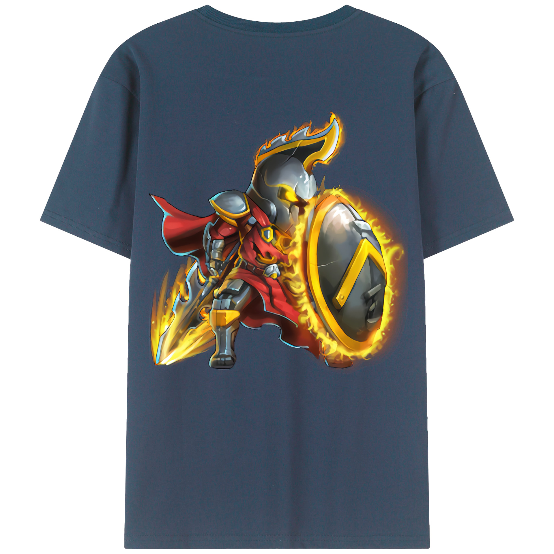 （画像用） リーグ・オブ・レジェンド League of Legends LOL 綿100％ メンズ半袖Tシャツ（バックプリント） 通気性