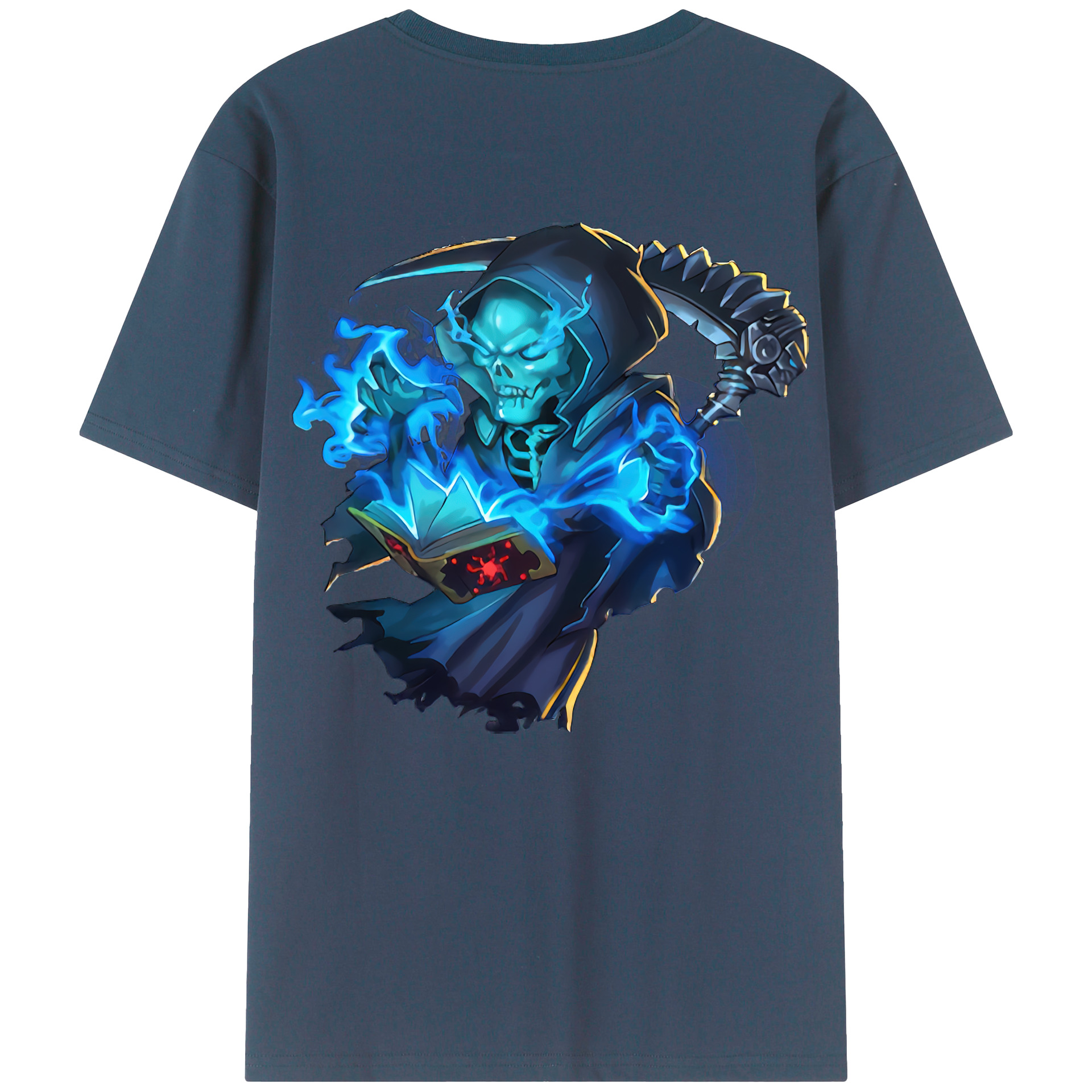 （画像用） リーグ・オブ・レジェンド League of Legends LOL 綿100％ メンズ半袖Tシャツ（バックプリント） 通気性