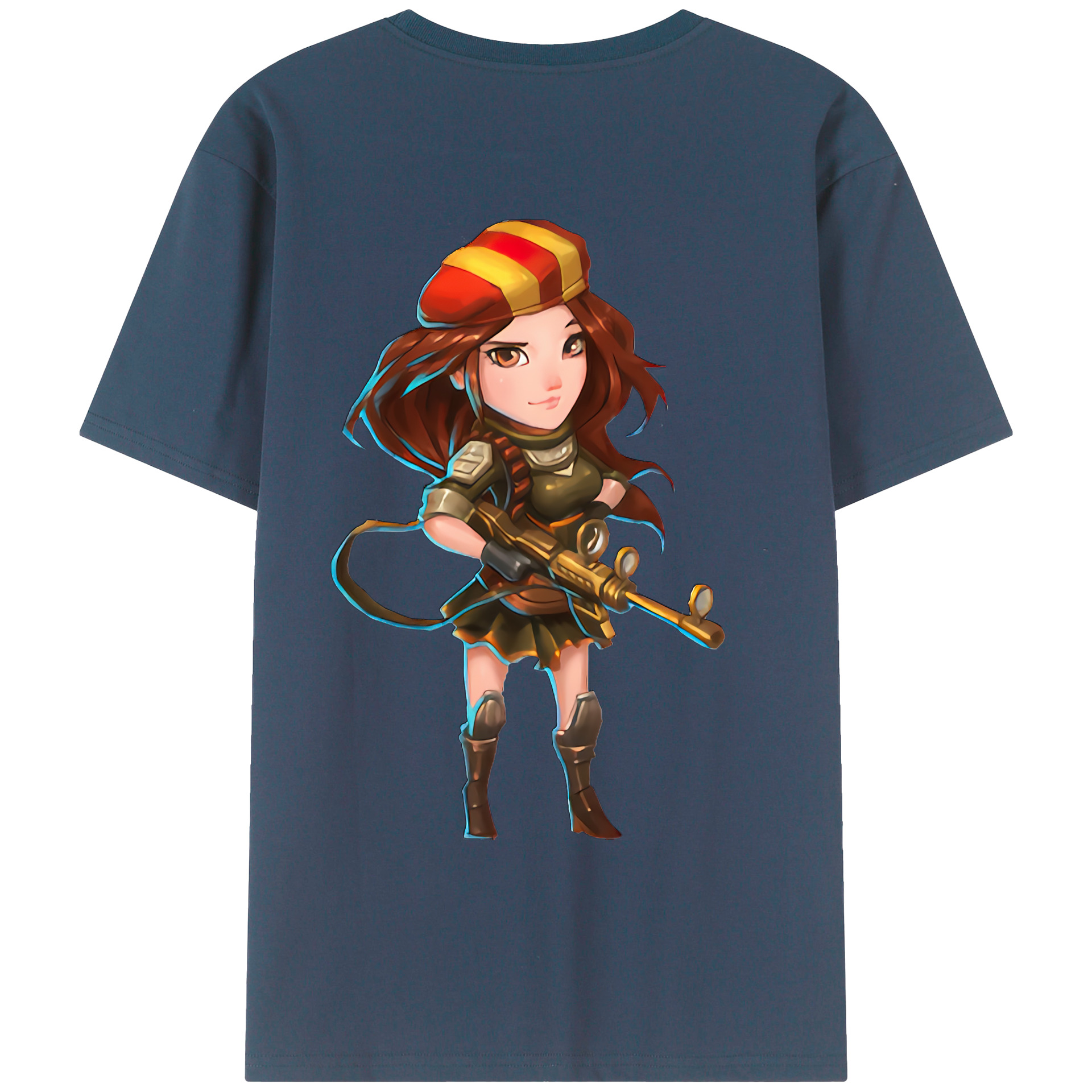 （画像用） リーグ・オブ・レジェンド League of Legends LOL 綿100％ メンズ半袖Tシャツ（バックプリント） 通気性
