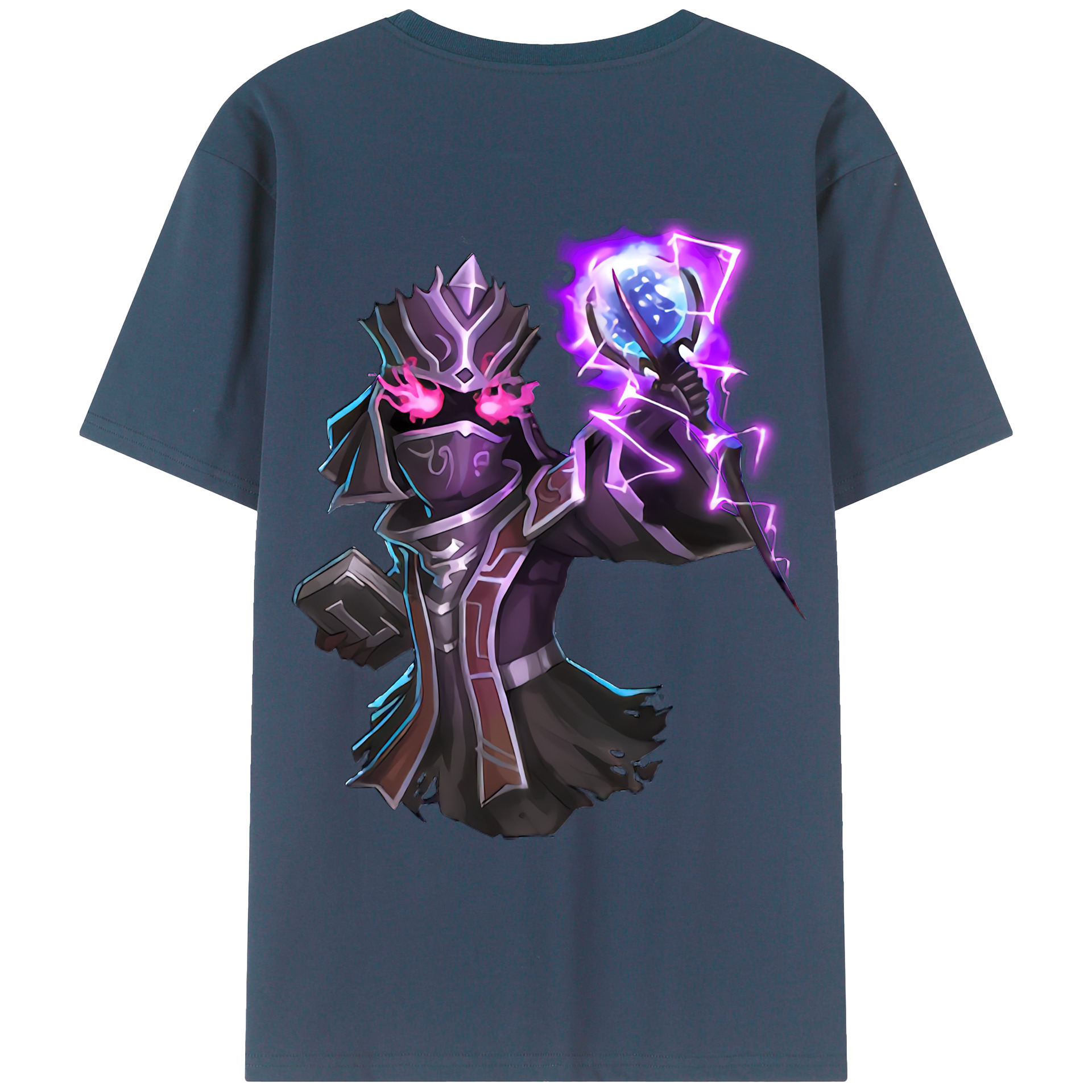 （画像用） リーグ・オブ・レジェンド League of Legends LOL 綿100％ メンズ半袖Tシャツ（バックプリント） 通気性