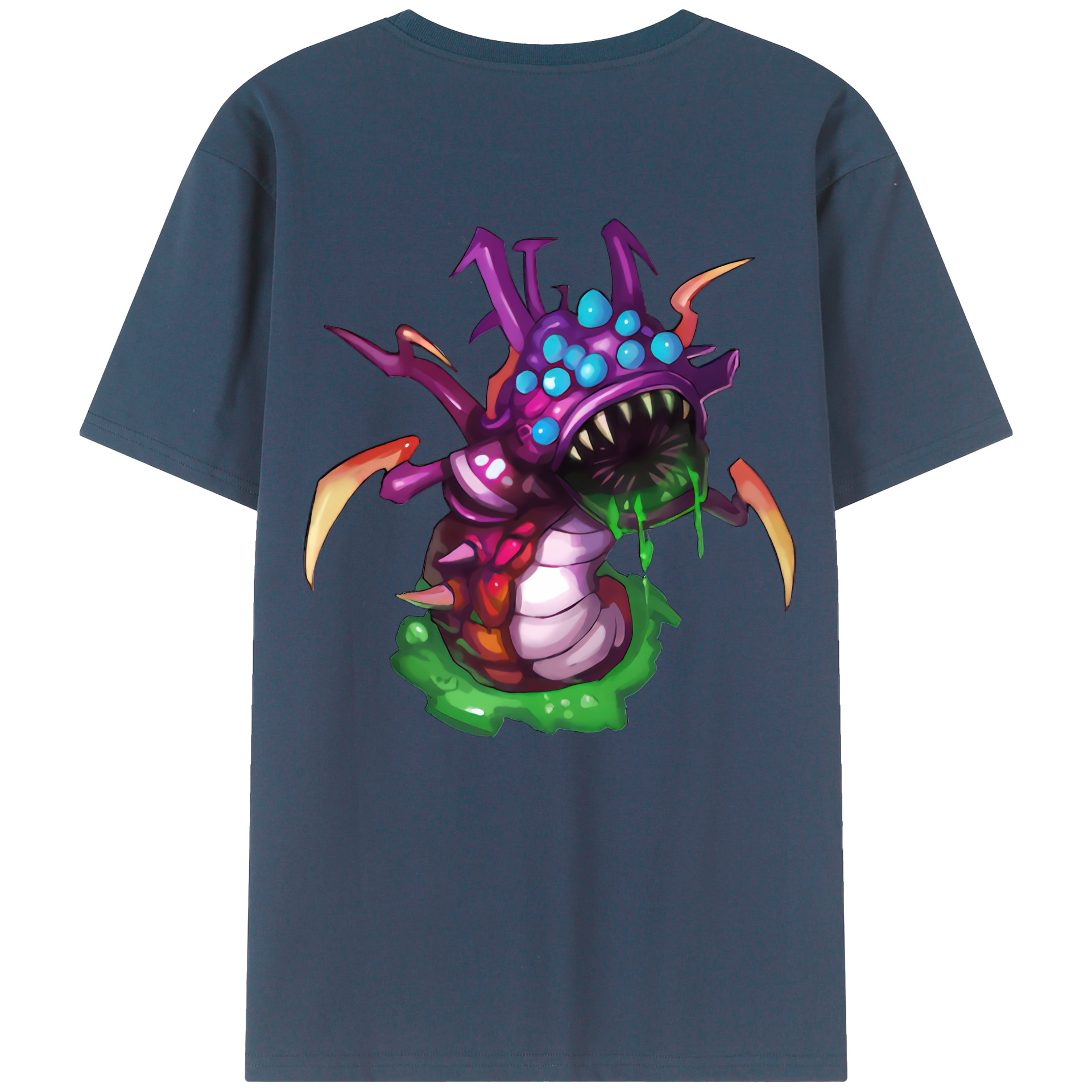 （画像用） リーグ・オブ・レジェンド League of Legends LOL 綿100％ メンズ半袖Tシャツ（バックプリント） 通気性