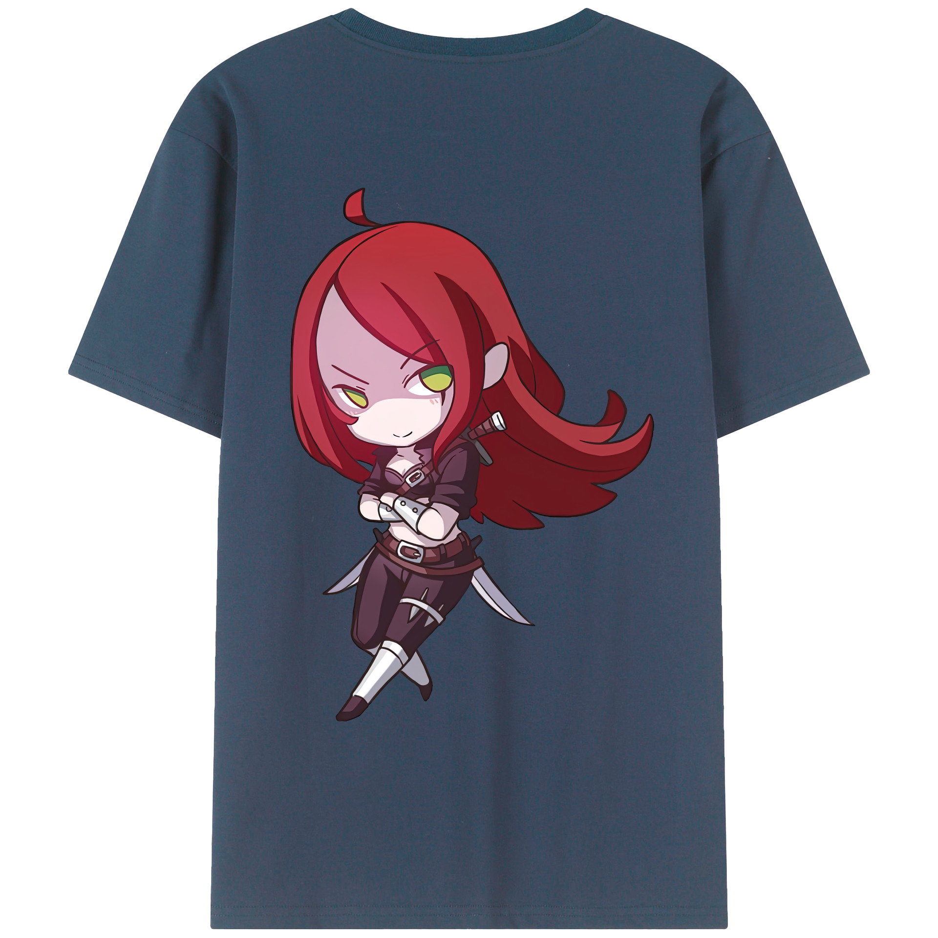 リーグ・オブ・レジェンド League of Legends LOL 綿100％ メンズ半袖Tシャツ（バックプリント） 通気性