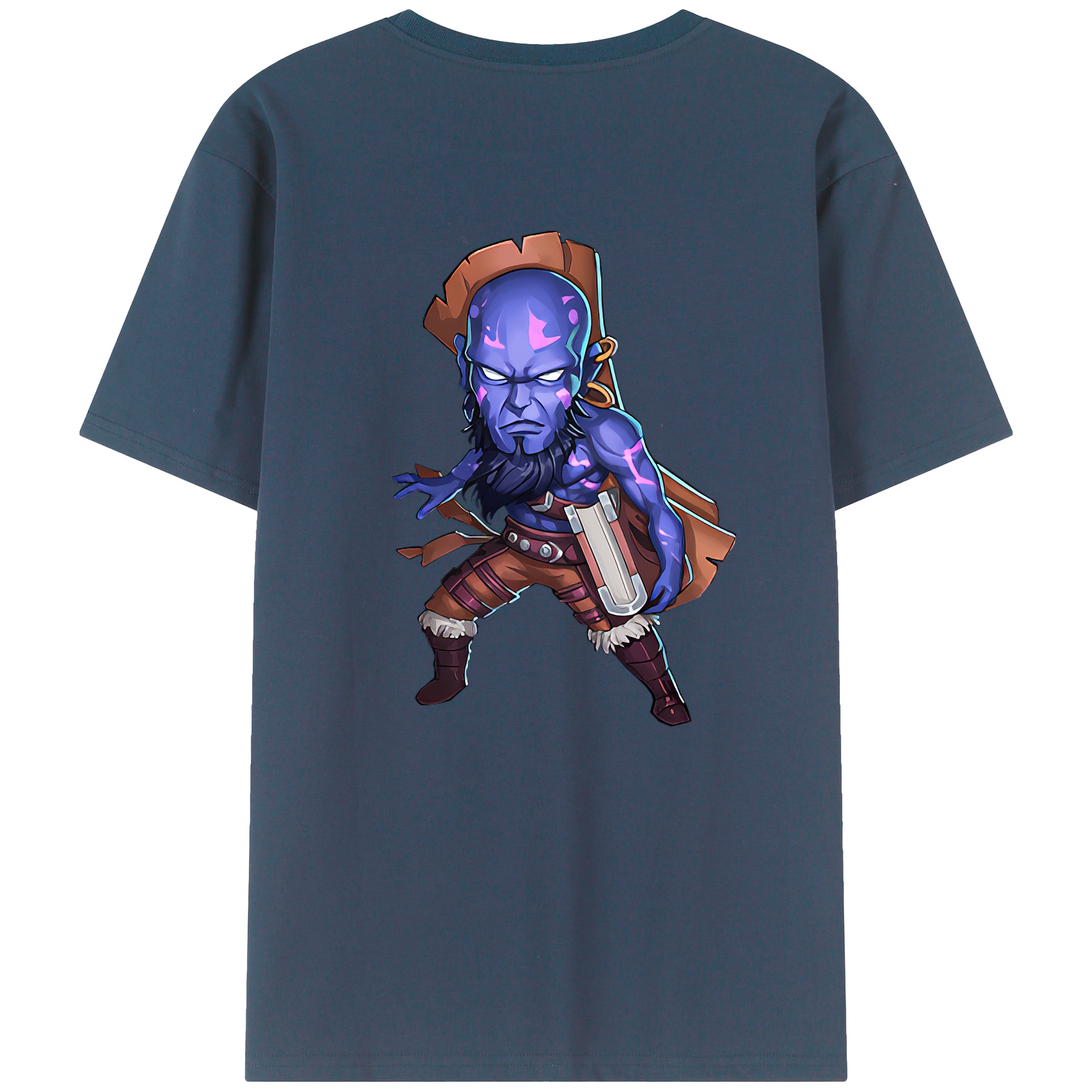 （画像用） リーグ・オブ・レジェンド League of Legends LOL 綿100％ メンズ半袖Tシャツ（バックプリント） 通気性
