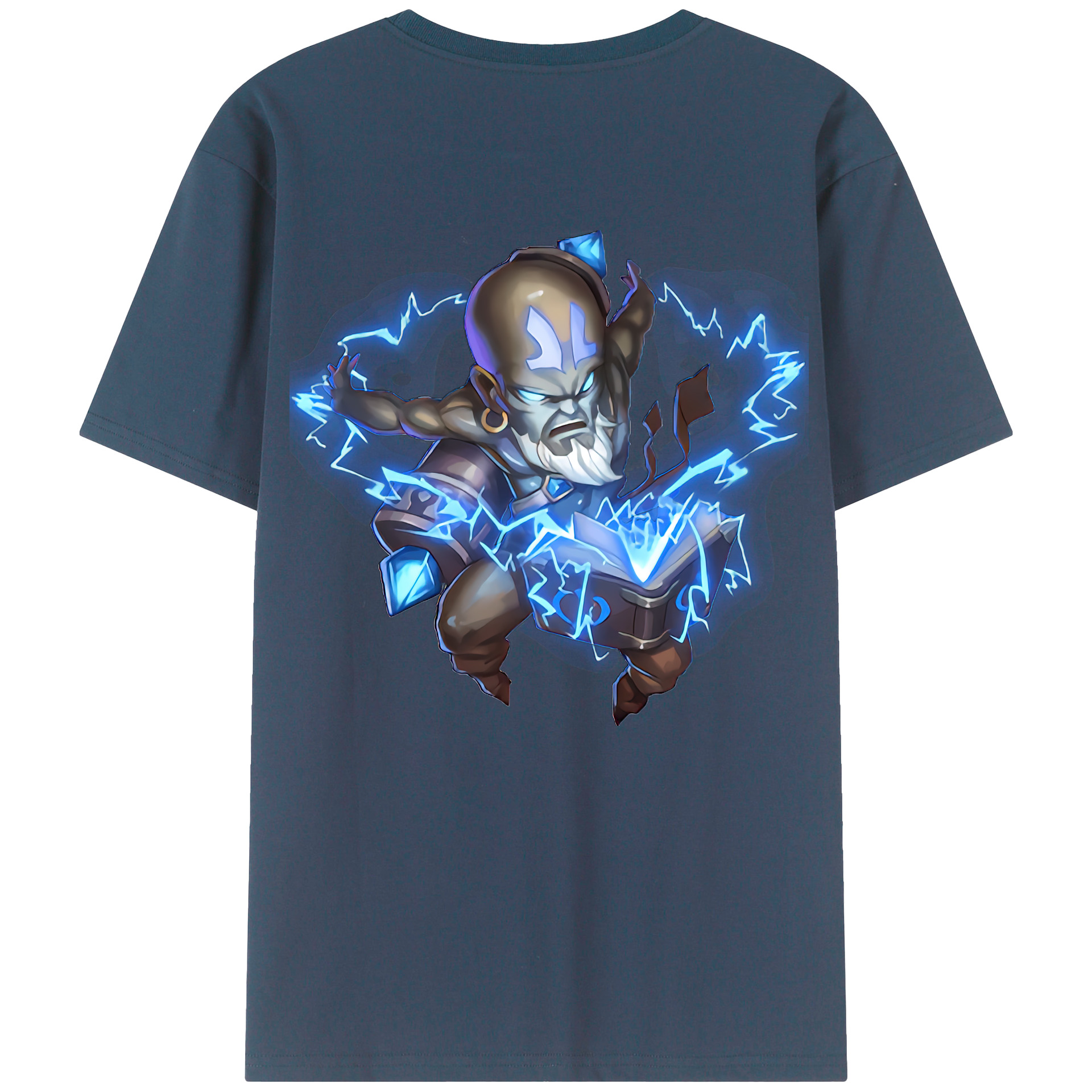 （画像用） リーグ・オブ・レジェンド League of Legends LOL 綿100％ メンズ半袖Tシャツ（バックプリント） 通気性