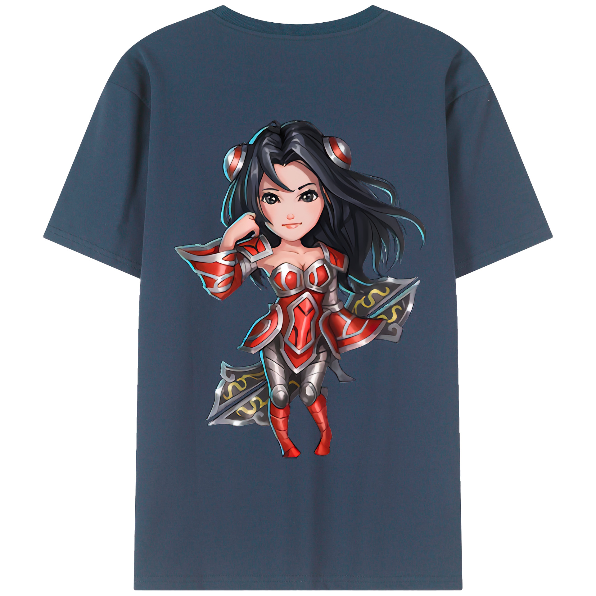 （画像用） リーグ・オブ・レジェンド League of Legends LOL 綿100％ メンズ半袖Tシャツ（バックプリント） 通気性