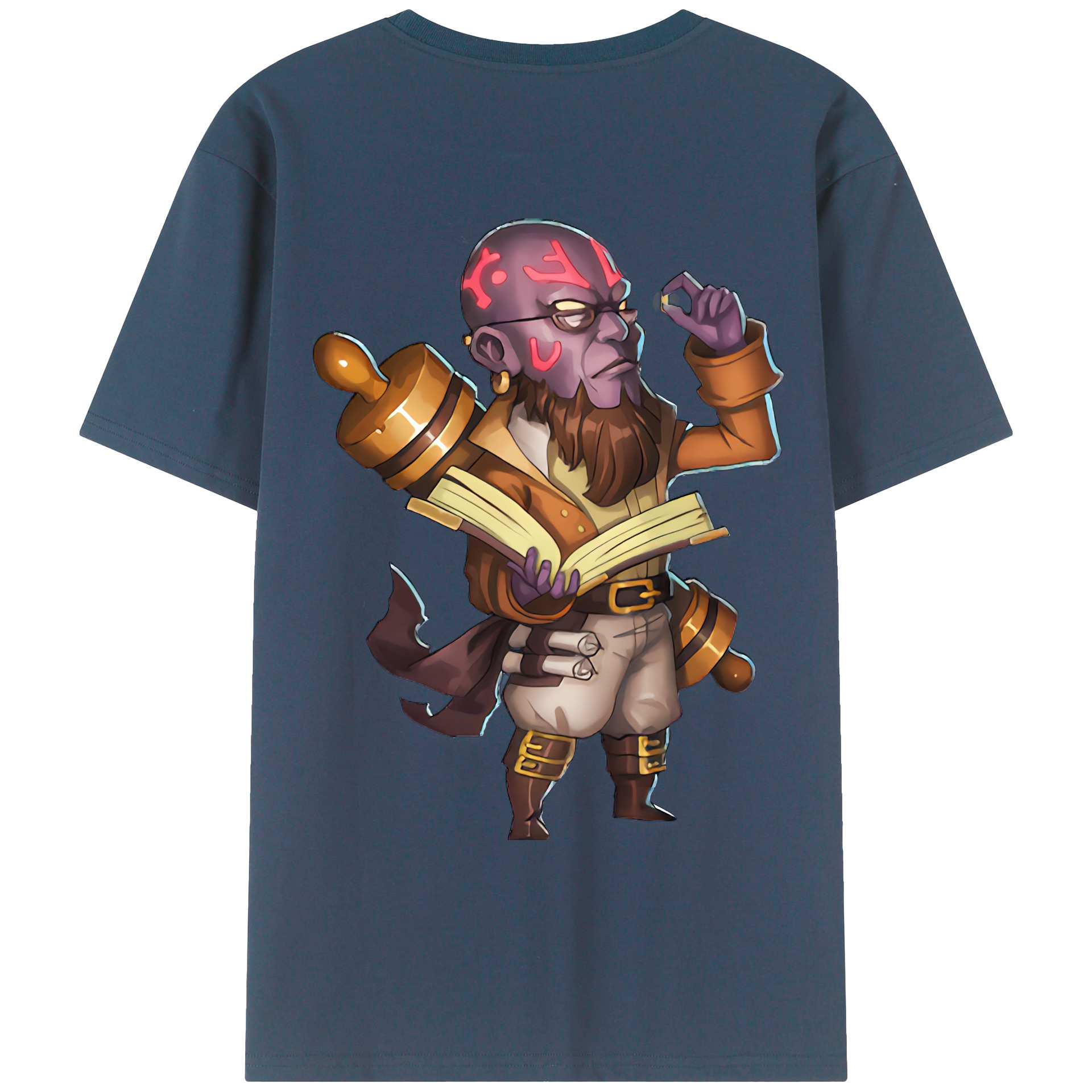 （画像用） リーグ・オブ・レジェンド League of Legends LOL 綿100％ メンズ半袖Tシャツ（バックプリント） 通気性