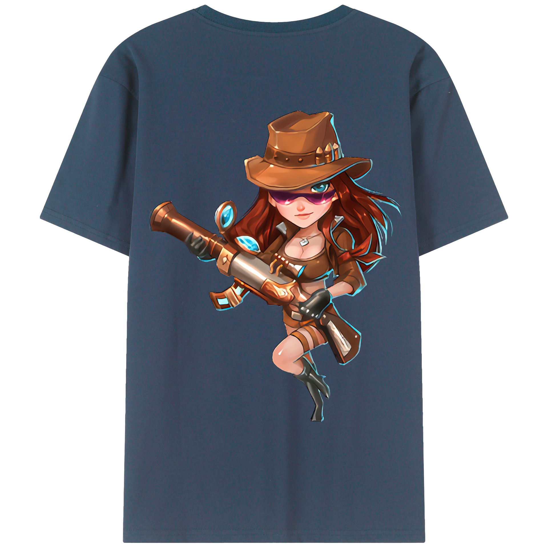 （画像用） リーグ・オブ・レジェンド League of Legends LOL 綿100％ メンズ半袖Tシャツ（バックプリント） 通気性