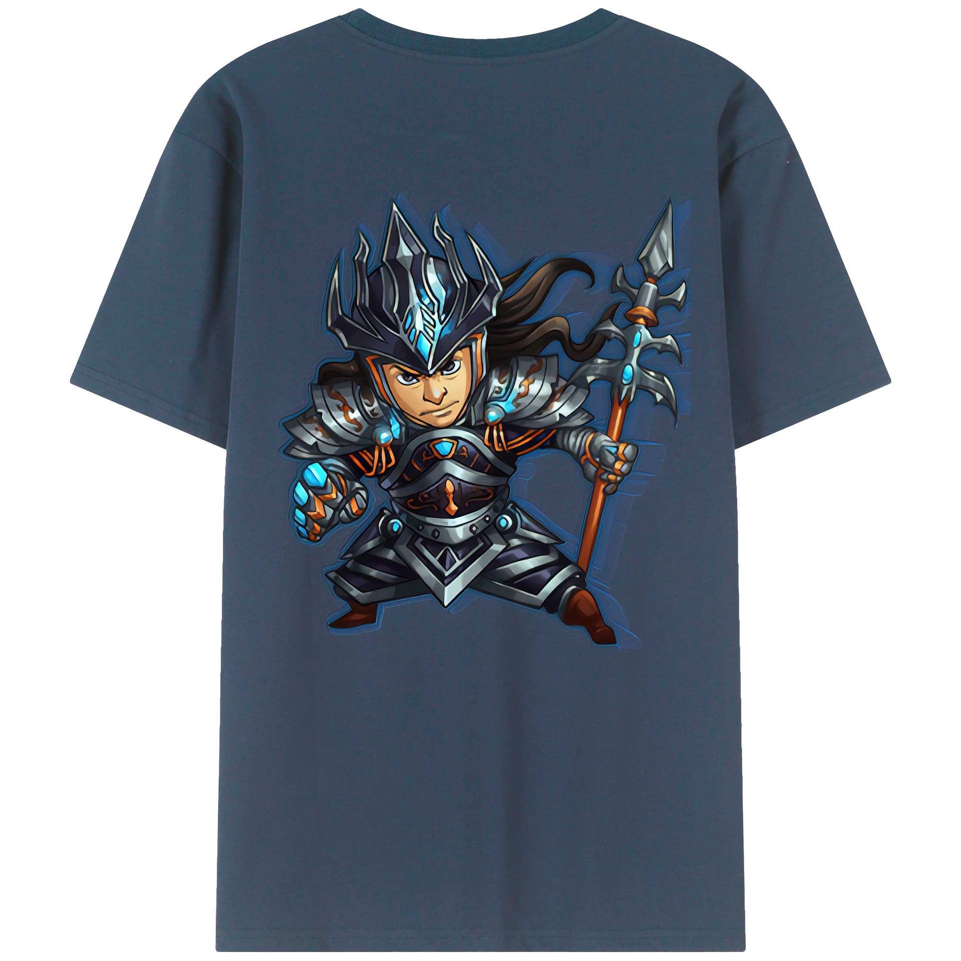 （画像用） リーグ・オブ・レジェンド League of Legends LOL 綿100％ メンズ半袖Tシャツ（バックプリント） 通気性