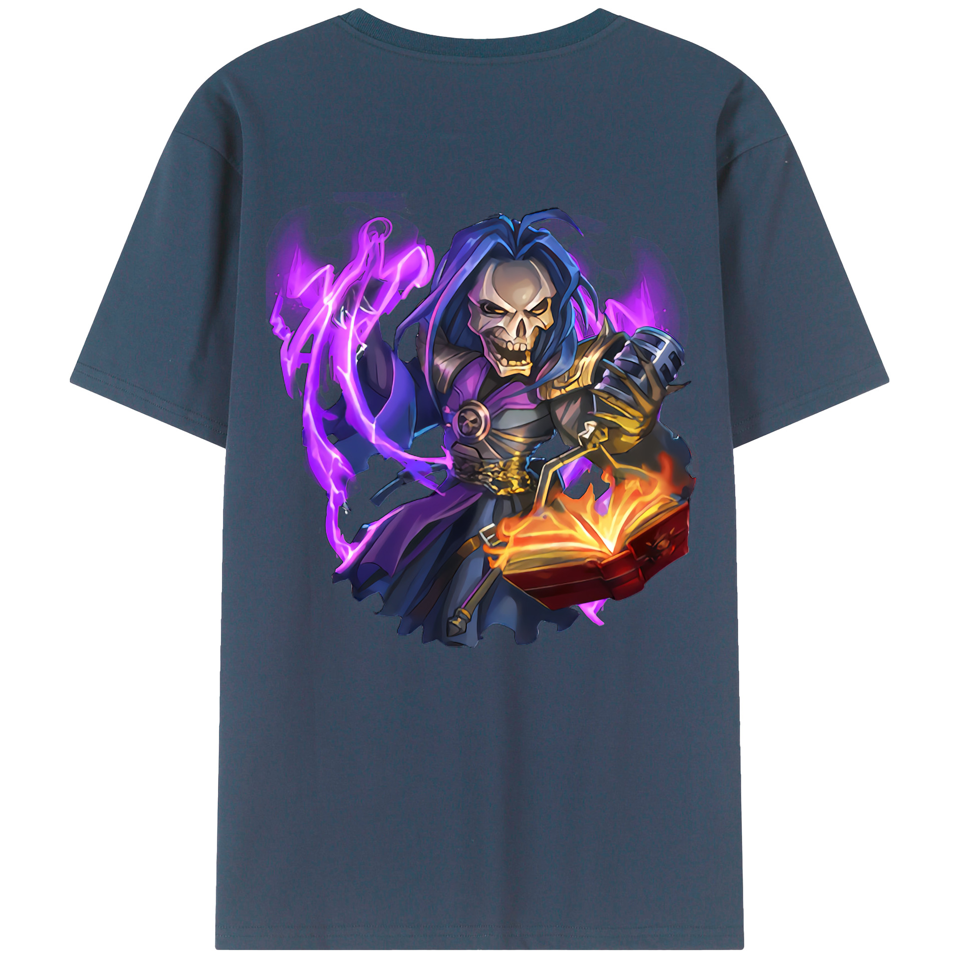 （画像用） リーグ・オブ・レジェンド League of Legends LOL 綿100％ メンズ半袖Tシャツ（バックプリント） 通気性