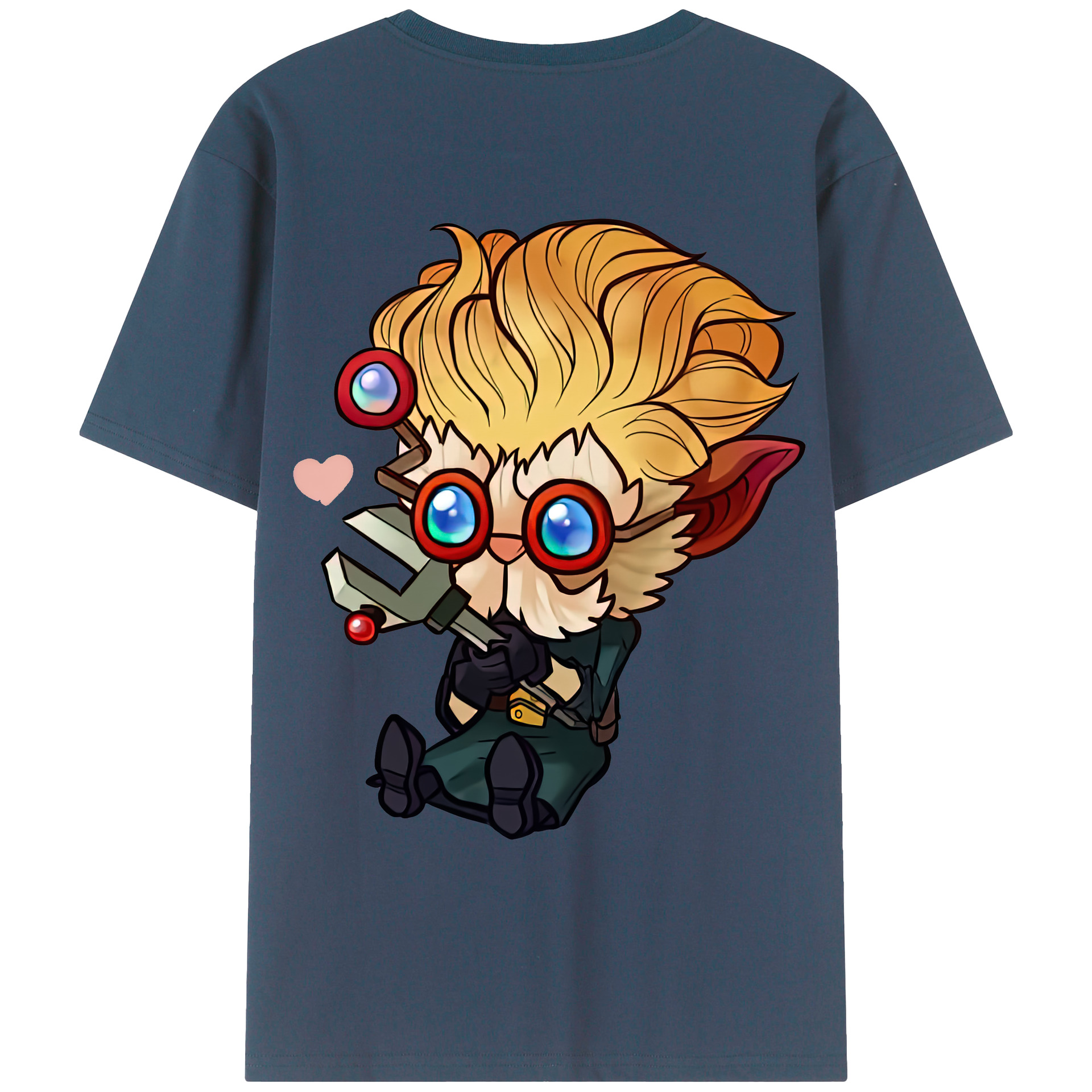 （画像用） リーグ・オブ・レジェンド League of Legends LOL 綿100％ メンズ半袖Tシャツ（バックプリント） 通気性