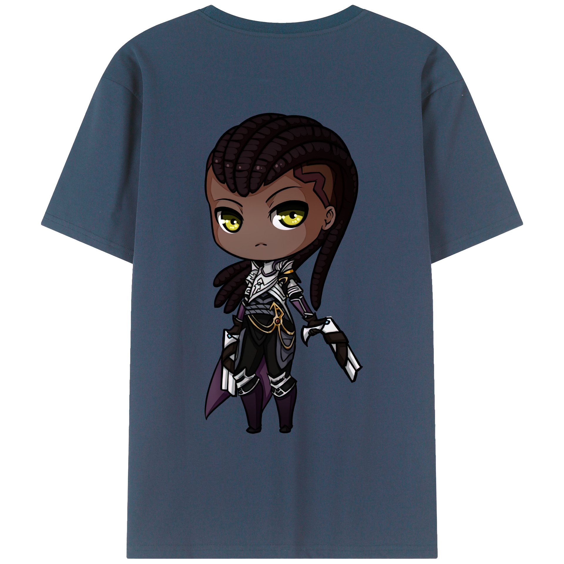 リーグ・オブ・レジェンド League of Legends LOL 綿100％ メンズ半袖Tシャツ（バックプリント） 通気性