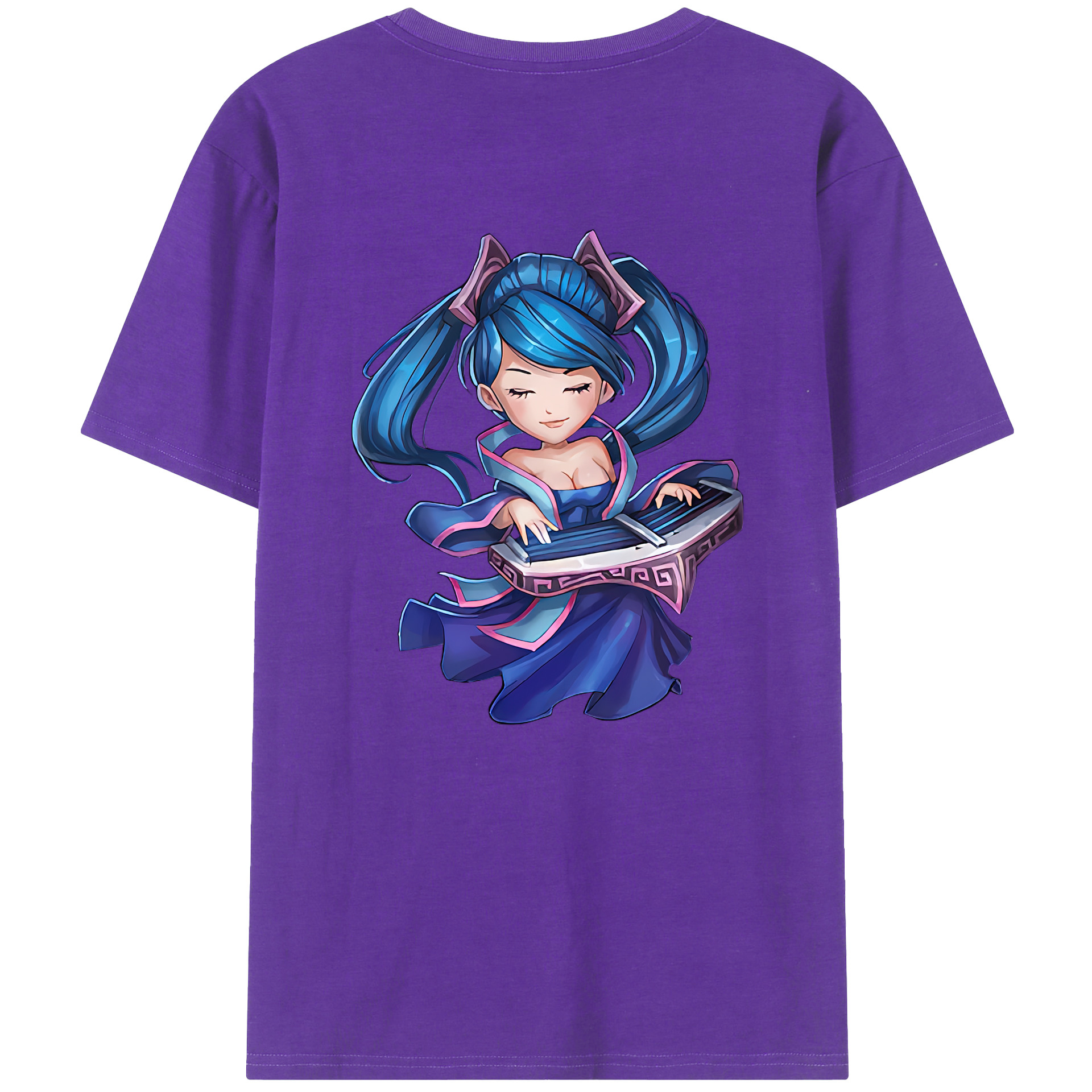 （画像用） リーグ・オブ・レジェンド League of Legends LOL 綿100％ メンズ半袖Tシャツ（バックプリント） 通気性