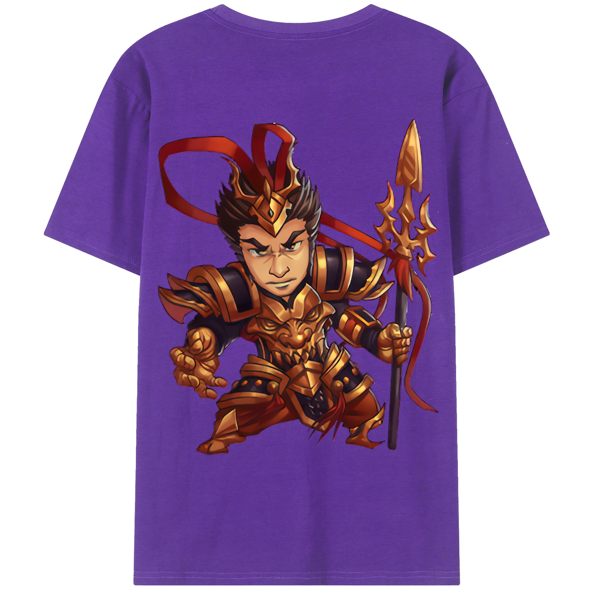 （画像用） リーグ・オブ・レジェンド League of Legends LOL 綿100％ メンズ半袖Tシャツ（バックプリント） 通気性