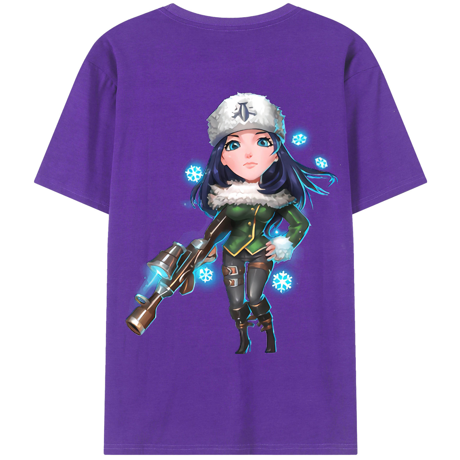 （画像用） リーグ・オブ・レジェンド League of Legends LOL 綿100％ メンズ半袖Tシャツ（バックプリント） 通気性