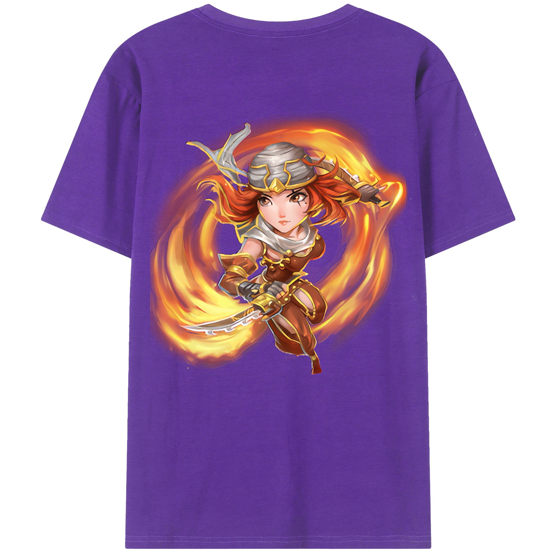 （画像用） リーグ・オブ・レジェンド League of Legends LOL 綿100％ メンズ半袖Tシャツ（バックプリント） 通気性