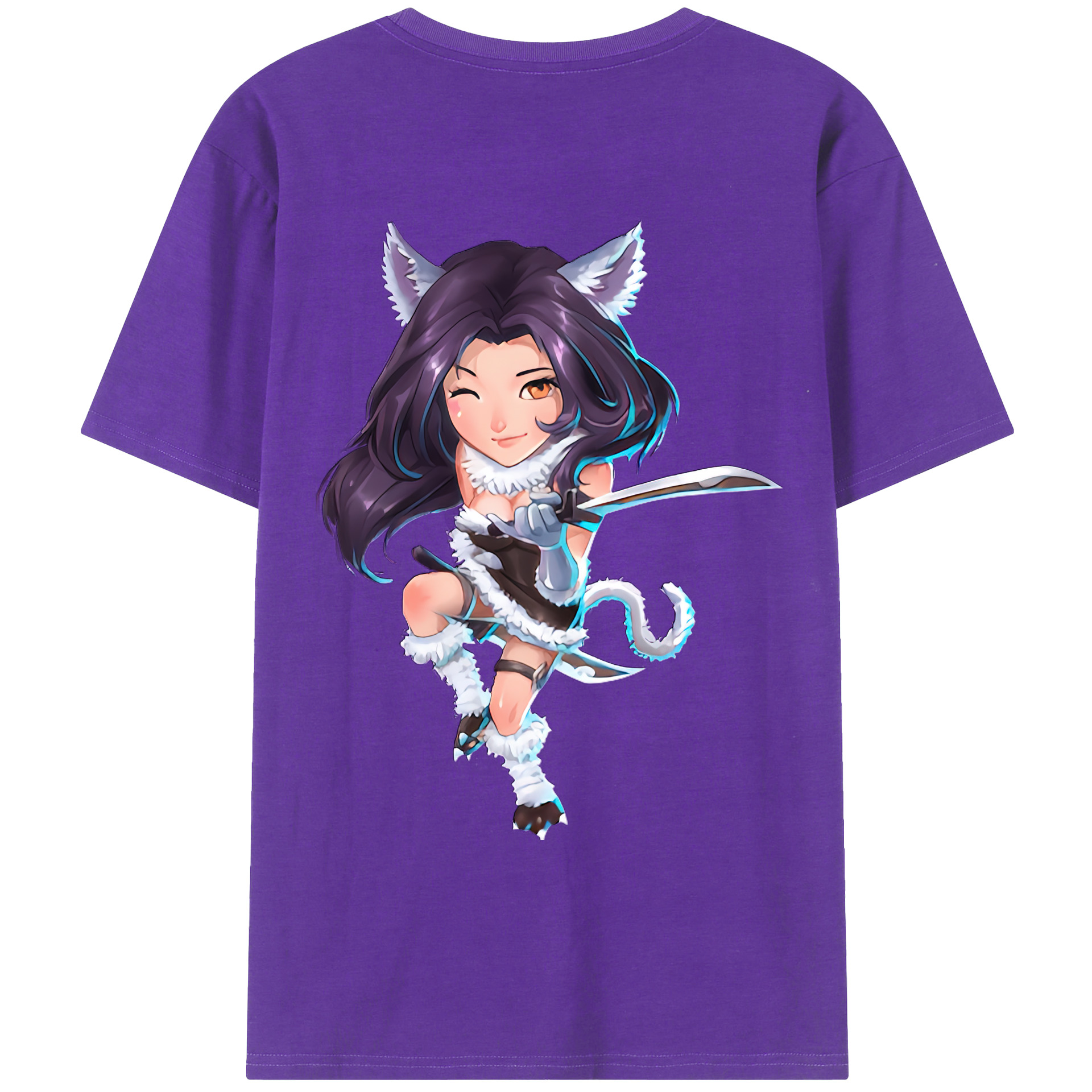 （画像用） リーグ・オブ・レジェンド League of Legends LOL 綿100％ メンズ半袖Tシャツ（バックプリント） 通気性