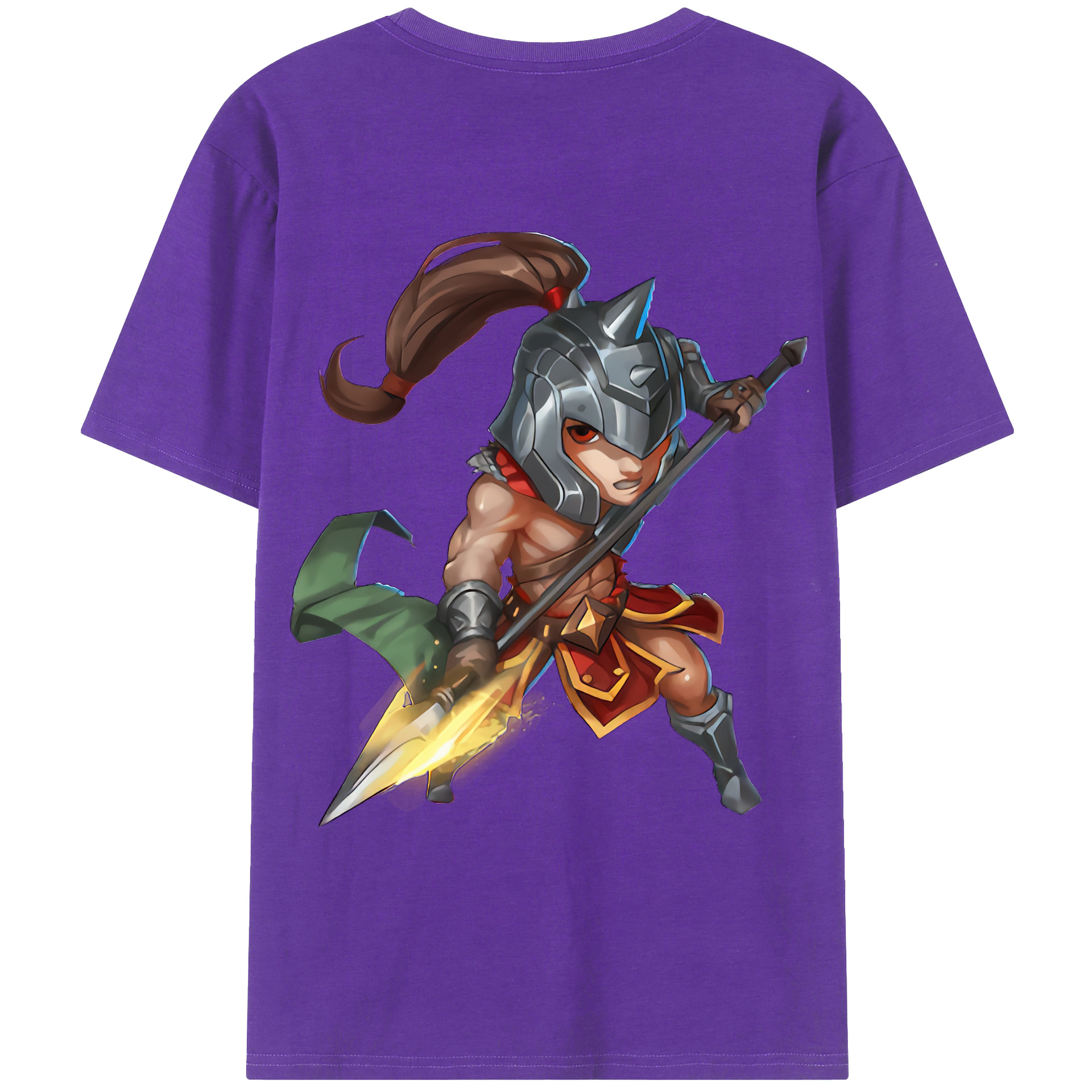 （画像用） リーグ・オブ・レジェンド League of Legends LOL 綿100％ メンズ半袖Tシャツ（バックプリント） 通気性