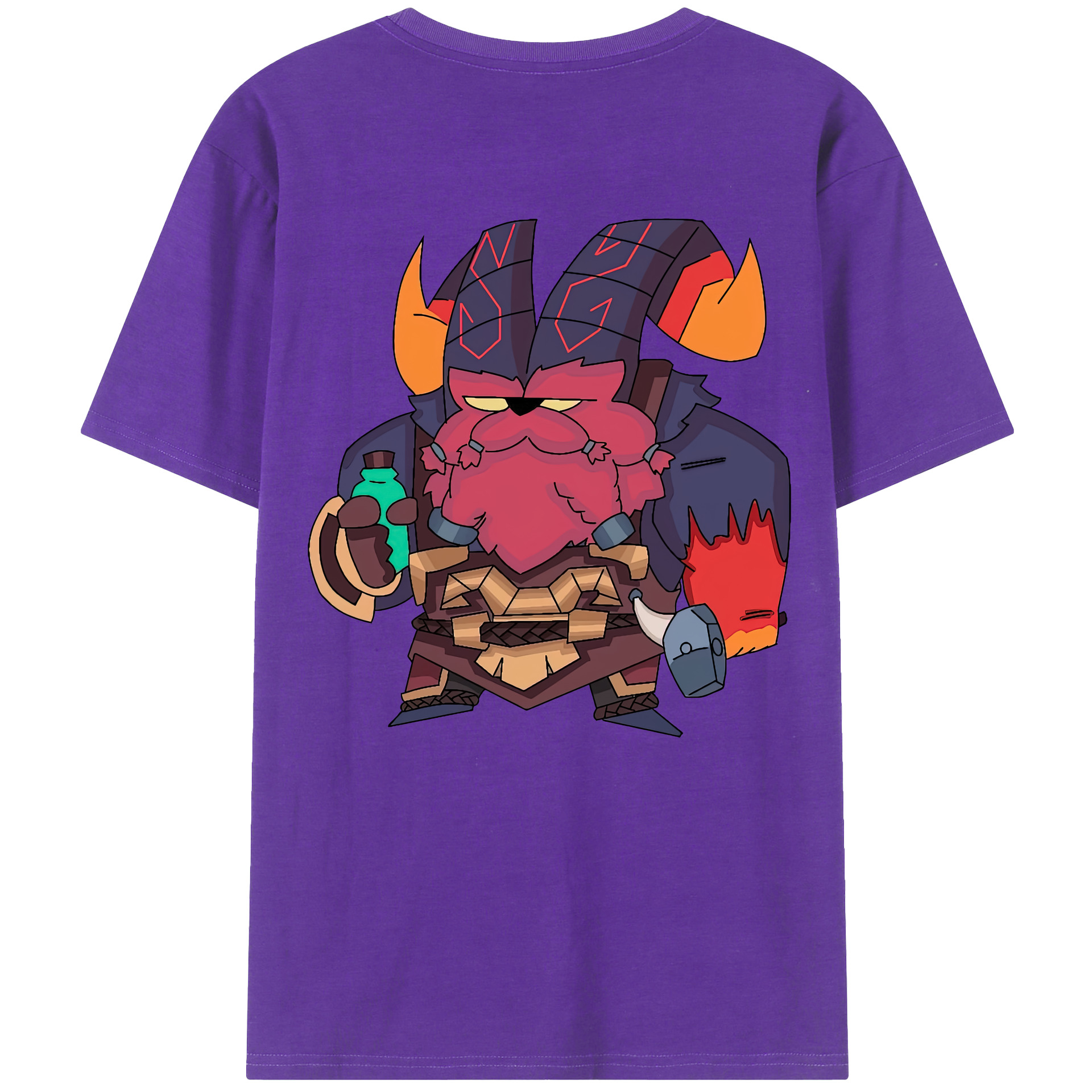 リーグ・オブ・レジェンド League of Legends LOL 綿100％ メンズ半袖Tシャツ（バックプリント） 通気性