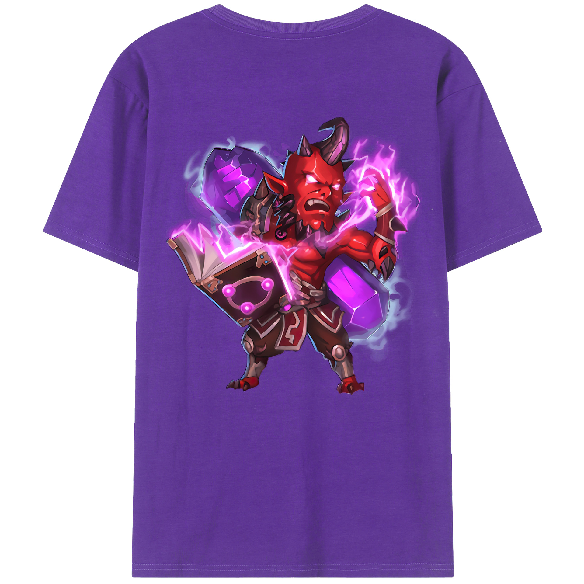 （画像用） リーグ・オブ・レジェンド League of Legends LOL 綿100％ メンズ半袖Tシャツ（バックプリント） 通気性