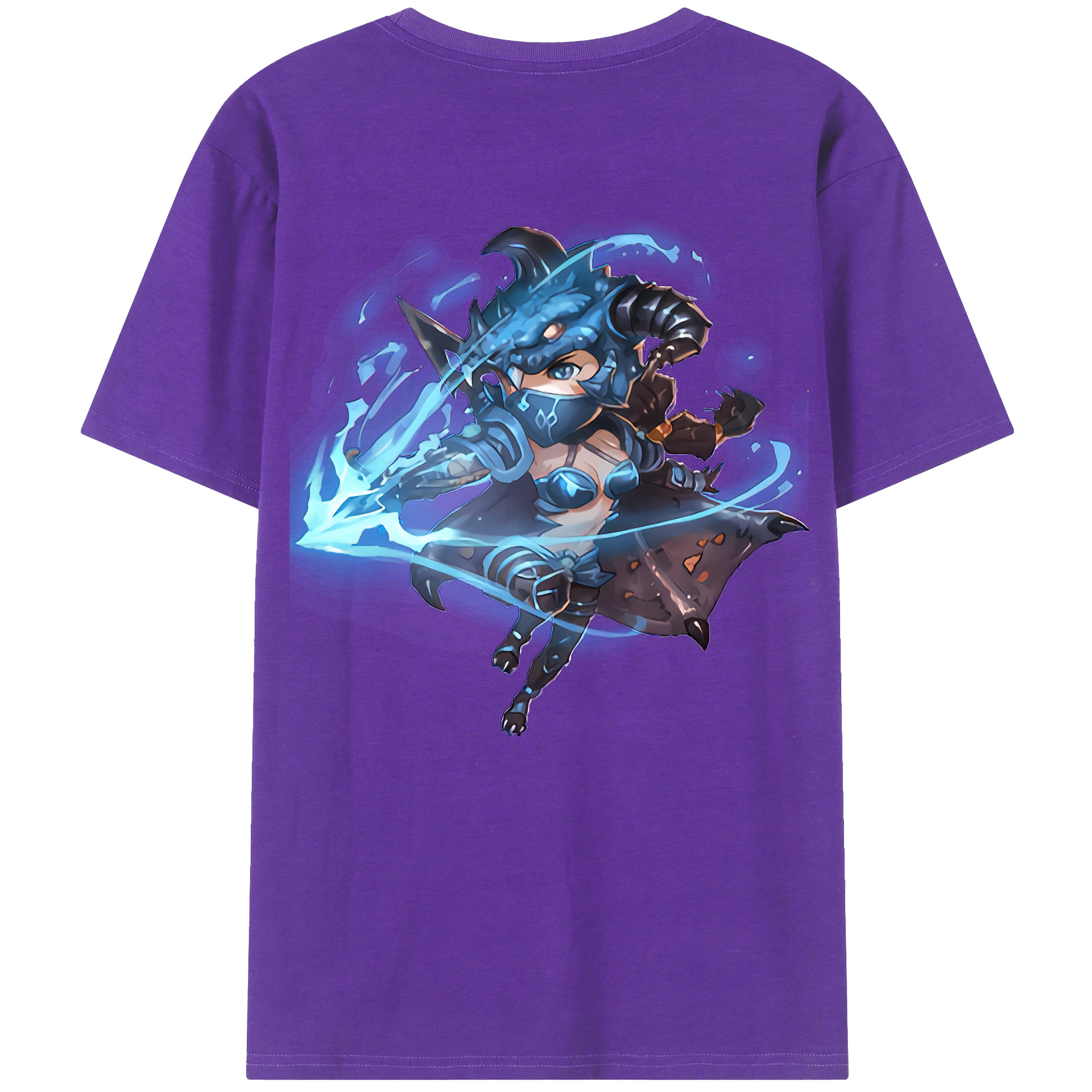 （画像用） リーグ・オブ・レジェンド League of Legends LOL 綿100％ メンズ半袖Tシャツ（バックプリント） 通気性