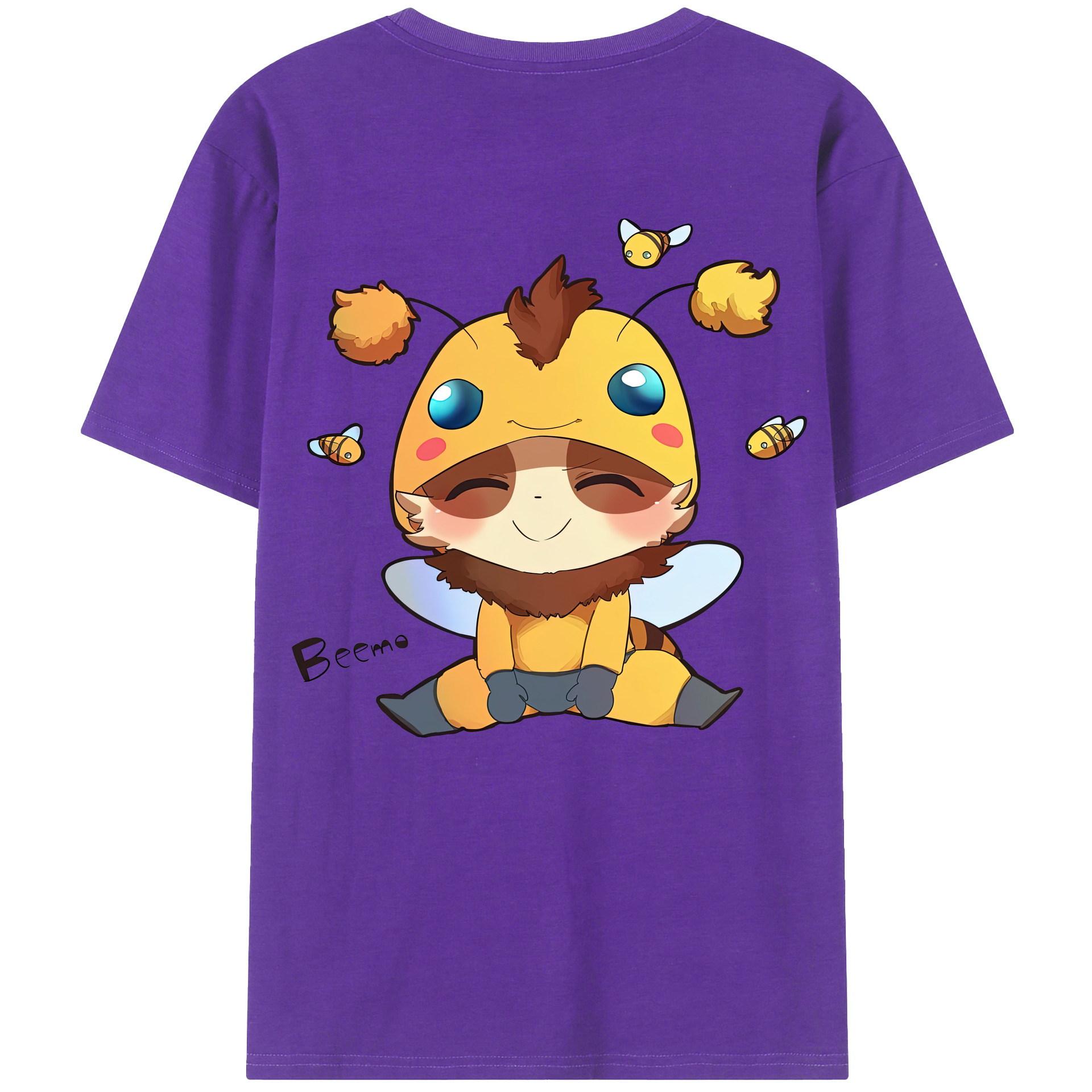 （画像用） リーグ・オブ・レジェンド League of Legends LOL 綿100％ メンズ半袖Tシャツ（バックプリント） 通気性