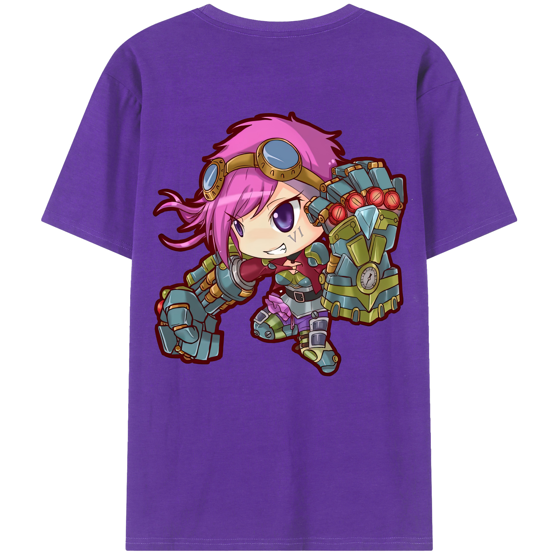 リーグ・オブ・レジェンド League of Legends LOL 綿100％ メンズ半袖Tシャツ（バックプリント） 通気性