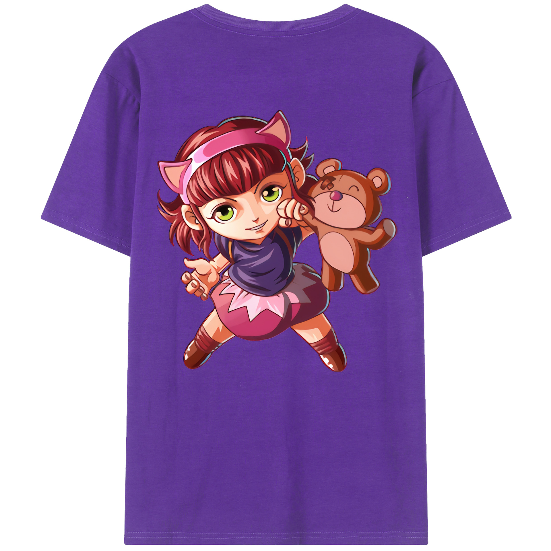 （画像用） リーグ・オブ・レジェンド League of Legends LOL 綿100％ メンズ半袖Tシャツ（バックプリント） 通気性