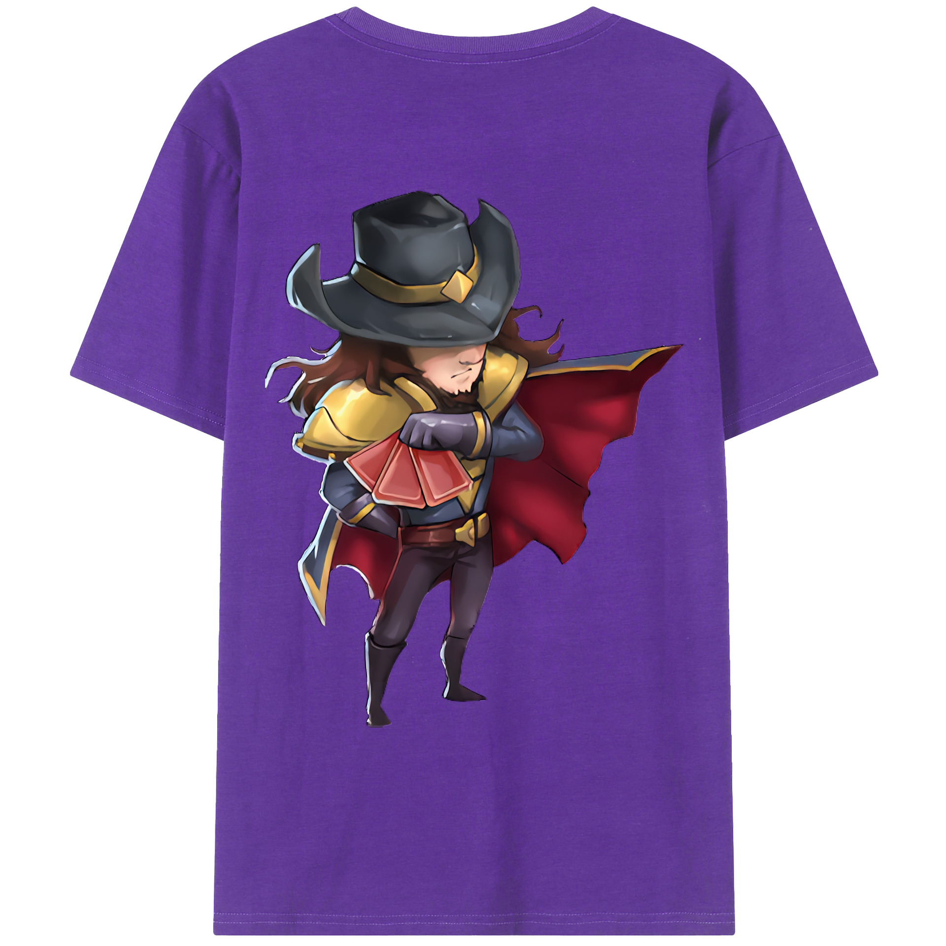 （画像用） リーグ・オブ・レジェンド League of Legends LOL 綿100％ メンズ半袖Tシャツ（バックプリント） 通気性