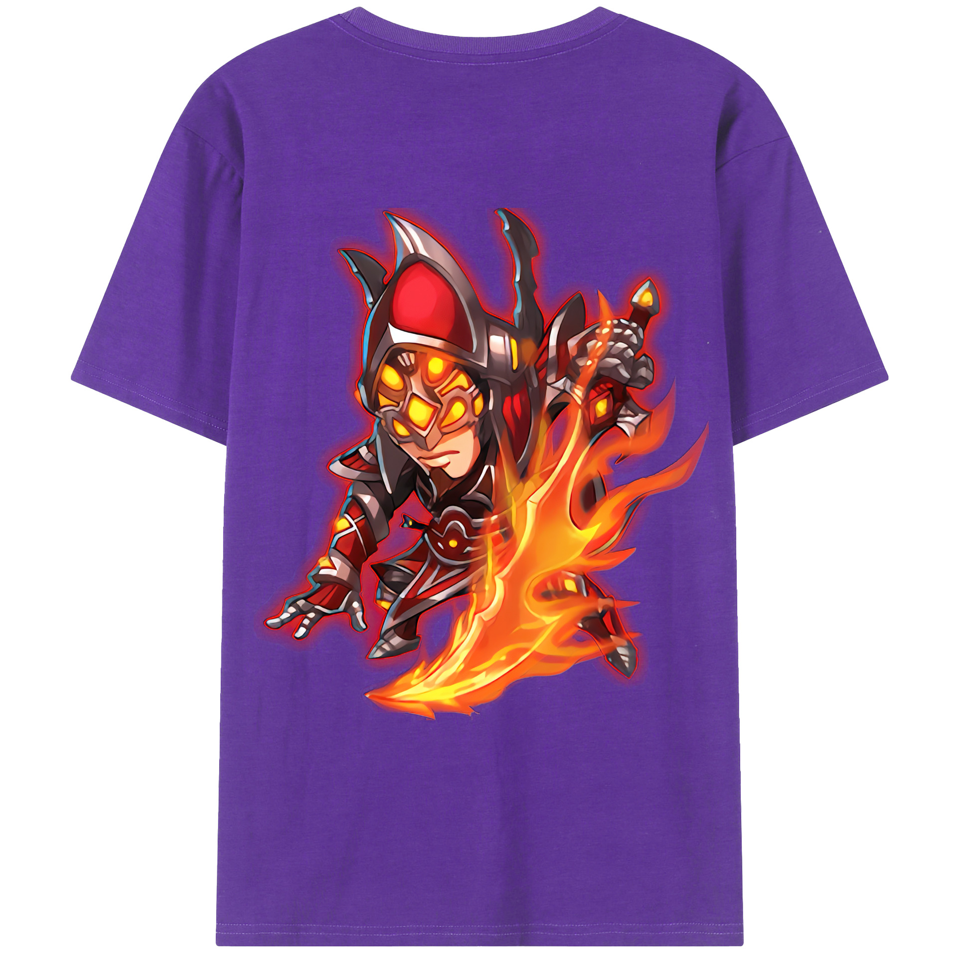 （画像用） リーグ・オブ・レジェンド League of Legends LOL 綿100％ メンズ半袖Tシャツ（バックプリント） 通気性