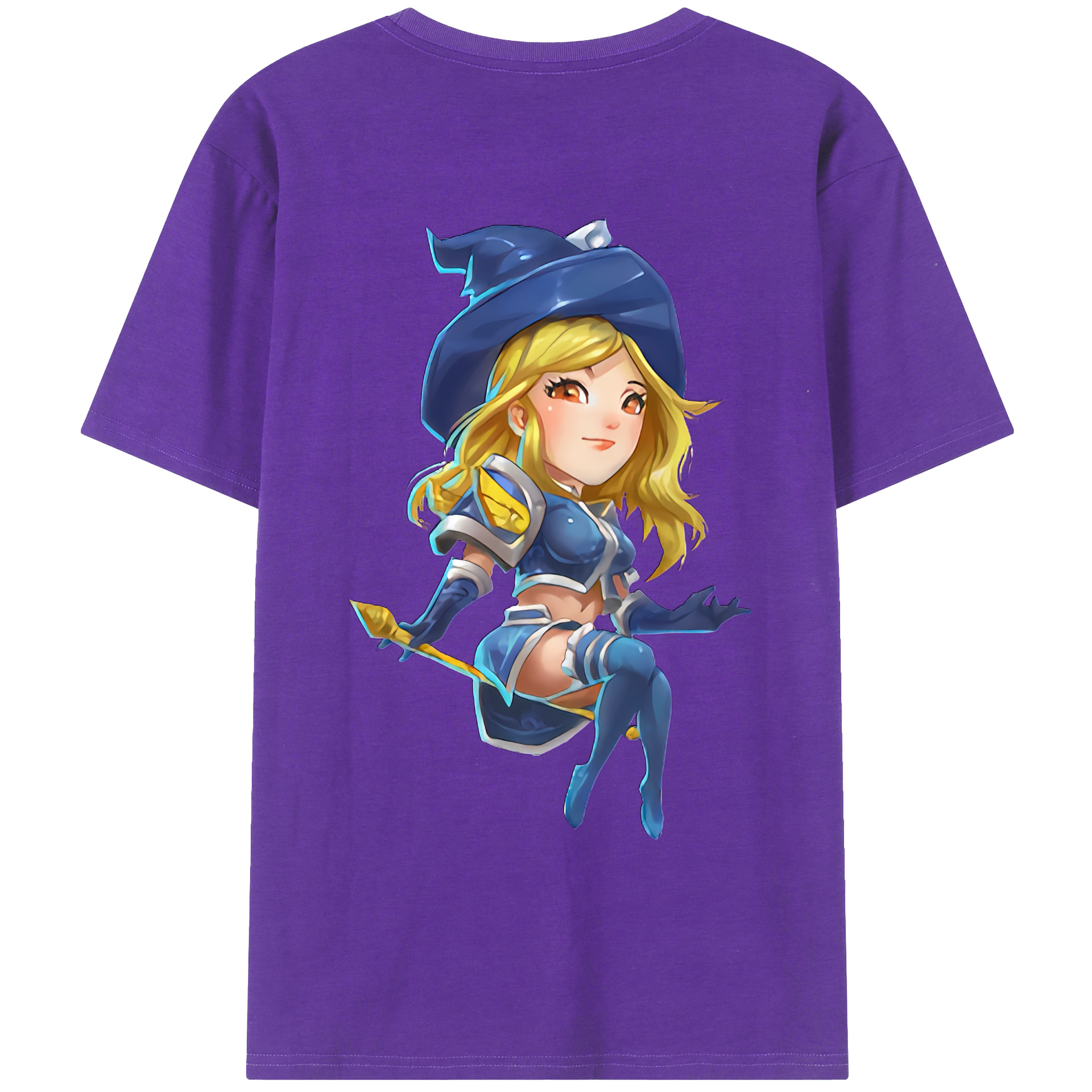 （画像用） リーグ・オブ・レジェンド League of Legends LOL 綿100％ メンズ半袖Tシャツ（バックプリント） 通気性