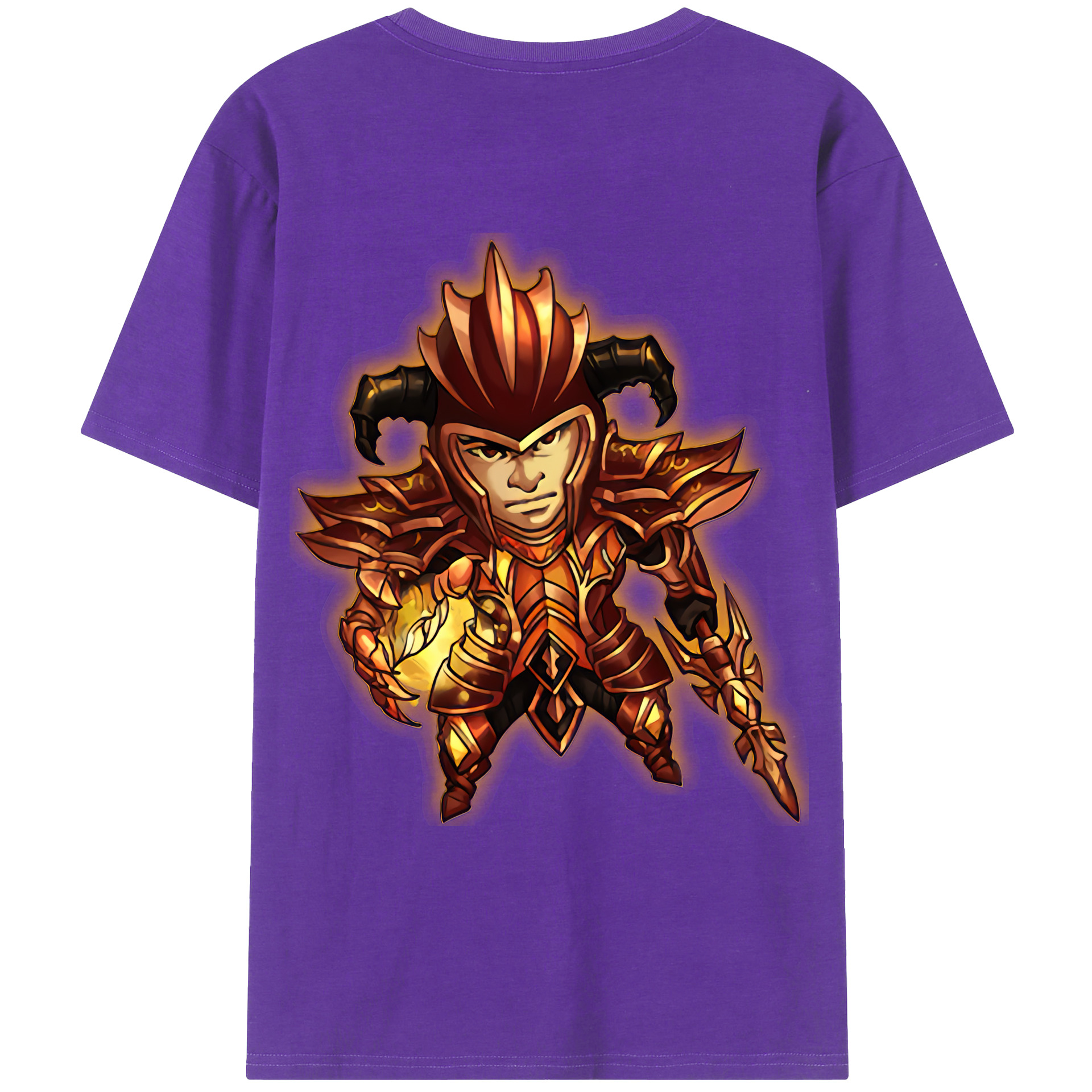 （画像用） リーグ・オブ・レジェンド League of Legends LOL 綿100％ メンズ半袖Tシャツ（バックプリント） 通気性