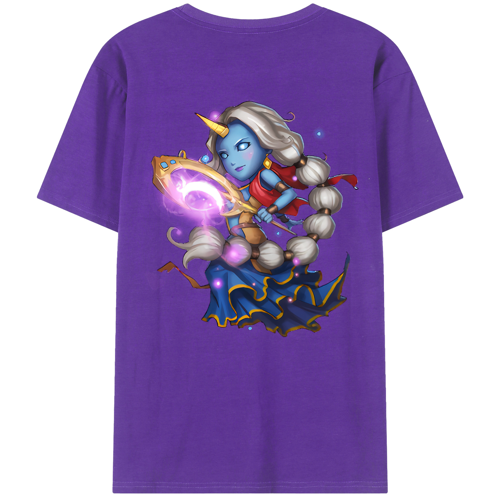 （画像用） リーグ・オブ・レジェンド League of Legends LOL 綿100％ メンズ半袖Tシャツ（バックプリント） 通気性