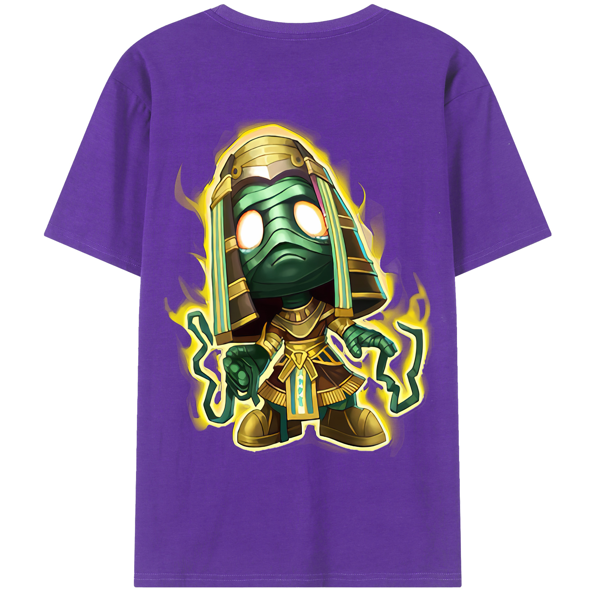 （画像用） リーグ・オブ・レジェンド League of Legends LOL 綿100％ メンズ半袖Tシャツ（バックプリント） 通気性