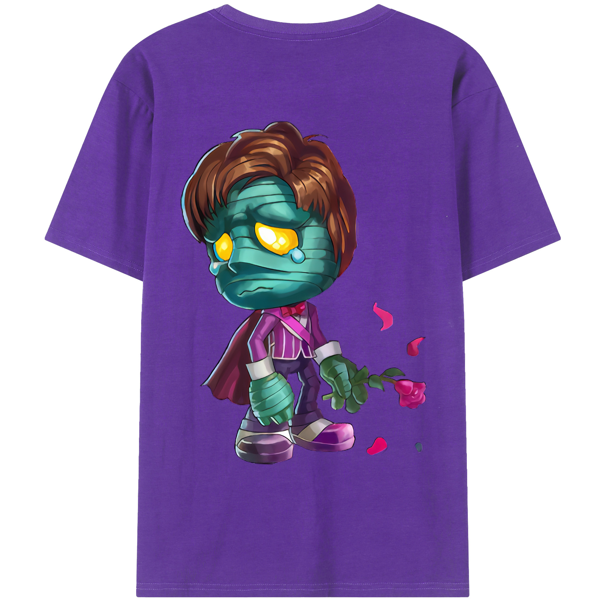 （画像用） リーグ・オブ・レジェンド League of Legends LOL 綿100％ メンズ半袖Tシャツ（バックプリント） 通気性