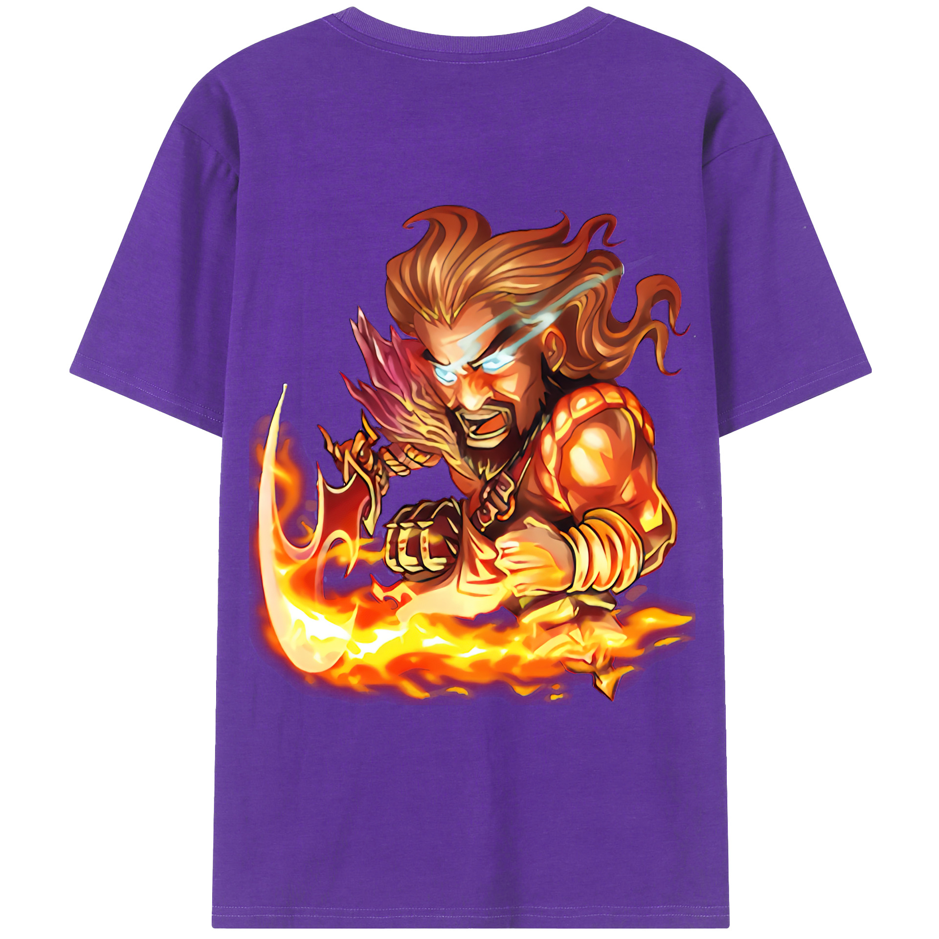 （画像用） リーグ・オブ・レジェンド League of Legends LOL 綿100％ メンズ半袖Tシャツ（バックプリント） 通気性