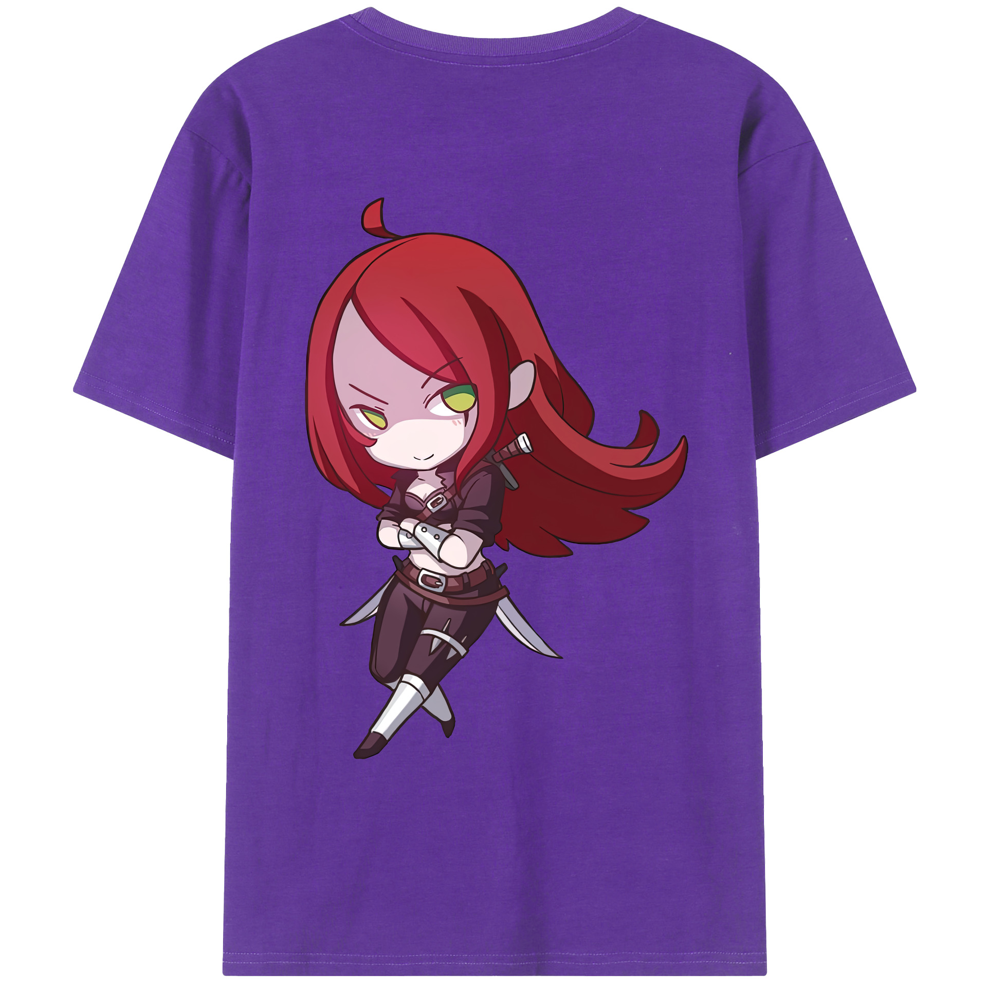 リーグ・オブ・レジェンド League of Legends LOL 綿100％ メンズ半袖Tシャツ（バックプリント） 通気性