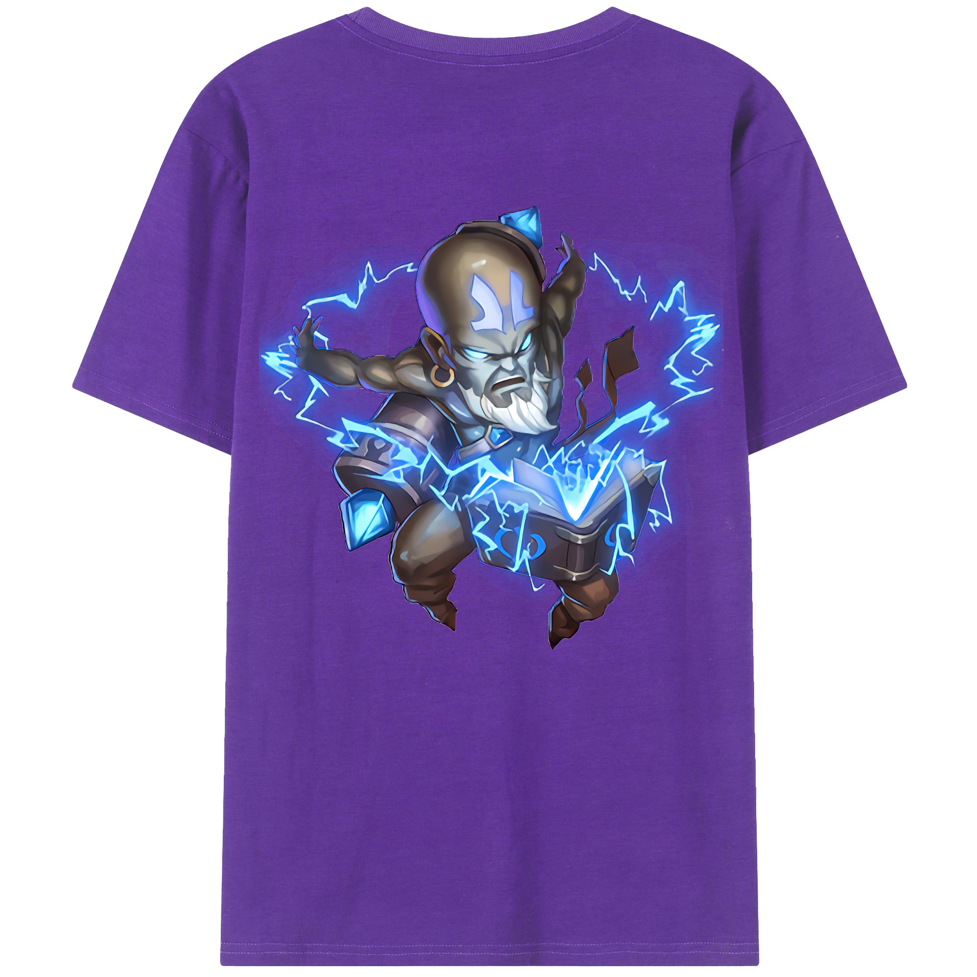（画像用） リーグ・オブ・レジェンド League of Legends LOL 綿100％ メンズ半袖Tシャツ（バックプリント） 通気性