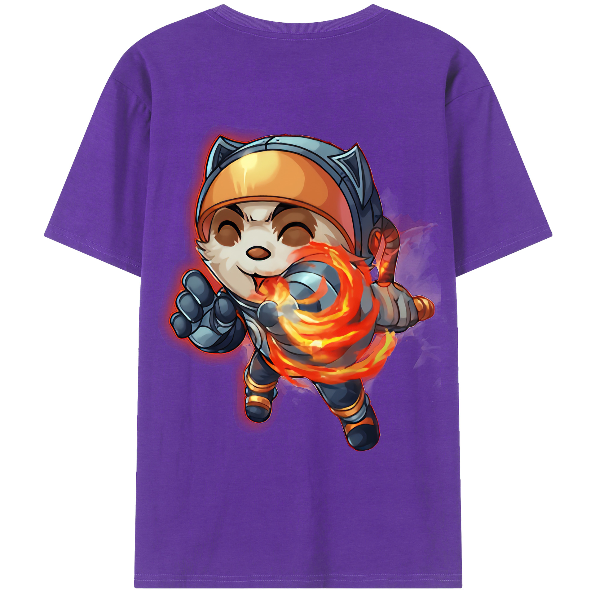 （画像用） リーグ・オブ・レジェンド League of Legends LOL 綿100％ メンズ半袖Tシャツ（バックプリント） 通気性