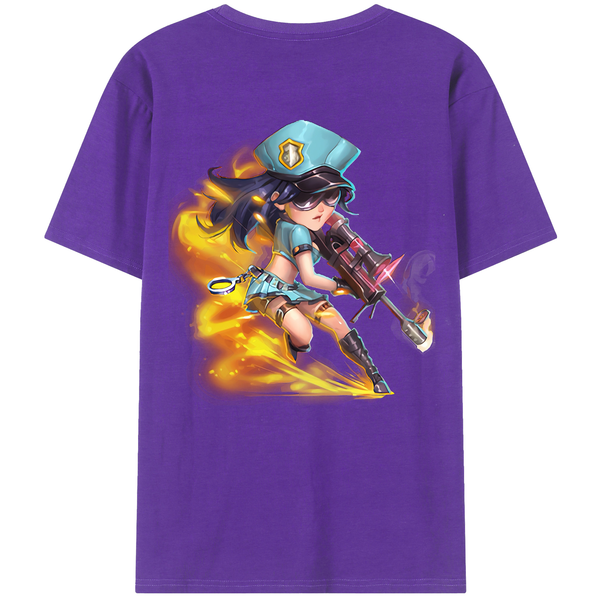（画像用） リーグ・オブ・レジェンド League of Legends LOL 綿100％ メンズ半袖Tシャツ（バックプリント） 通気性